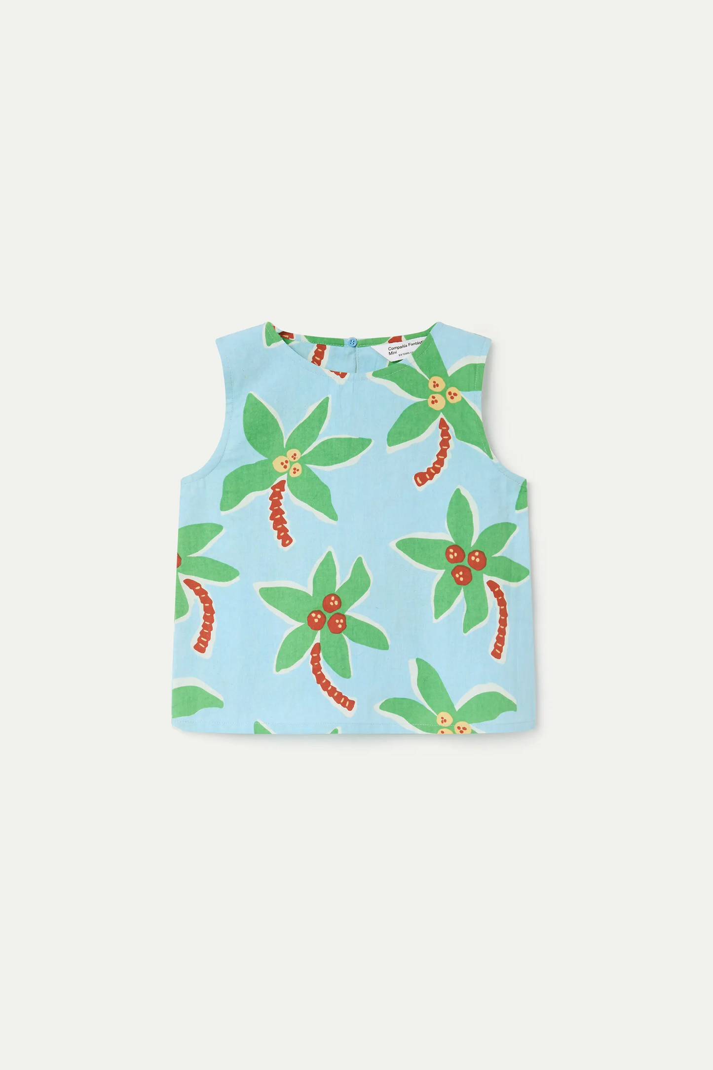 Girl's top, 100% cotton, with coconut print, Small