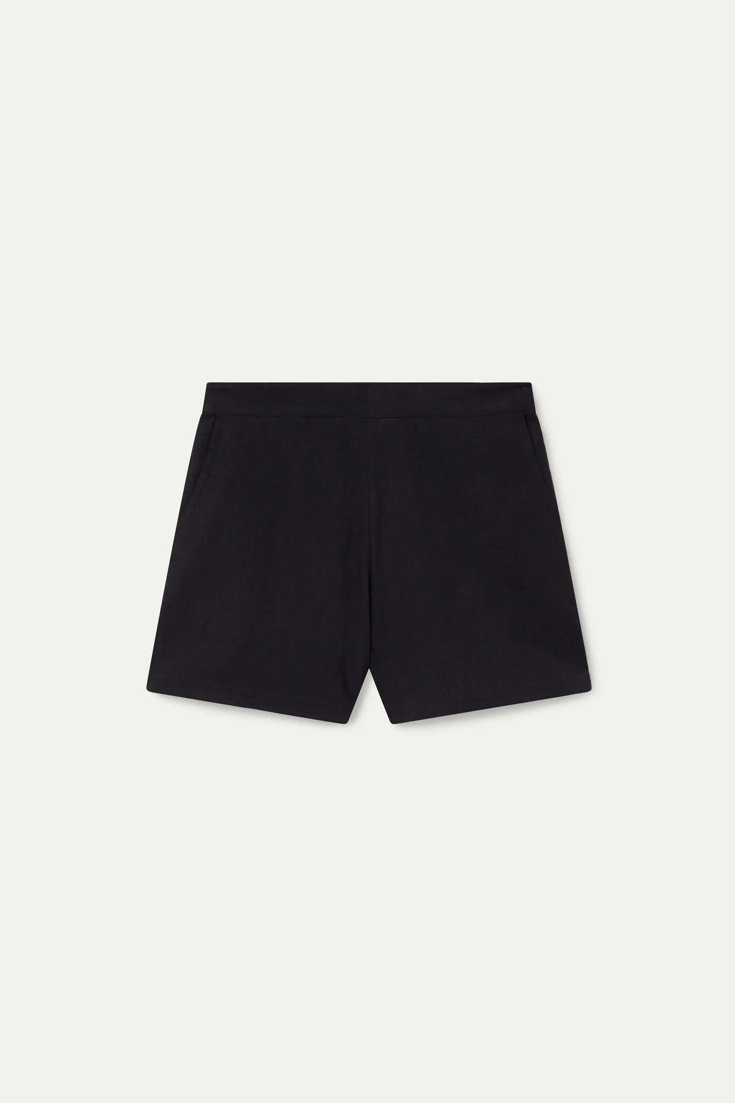 Girls' shorts, 100% cotton, black