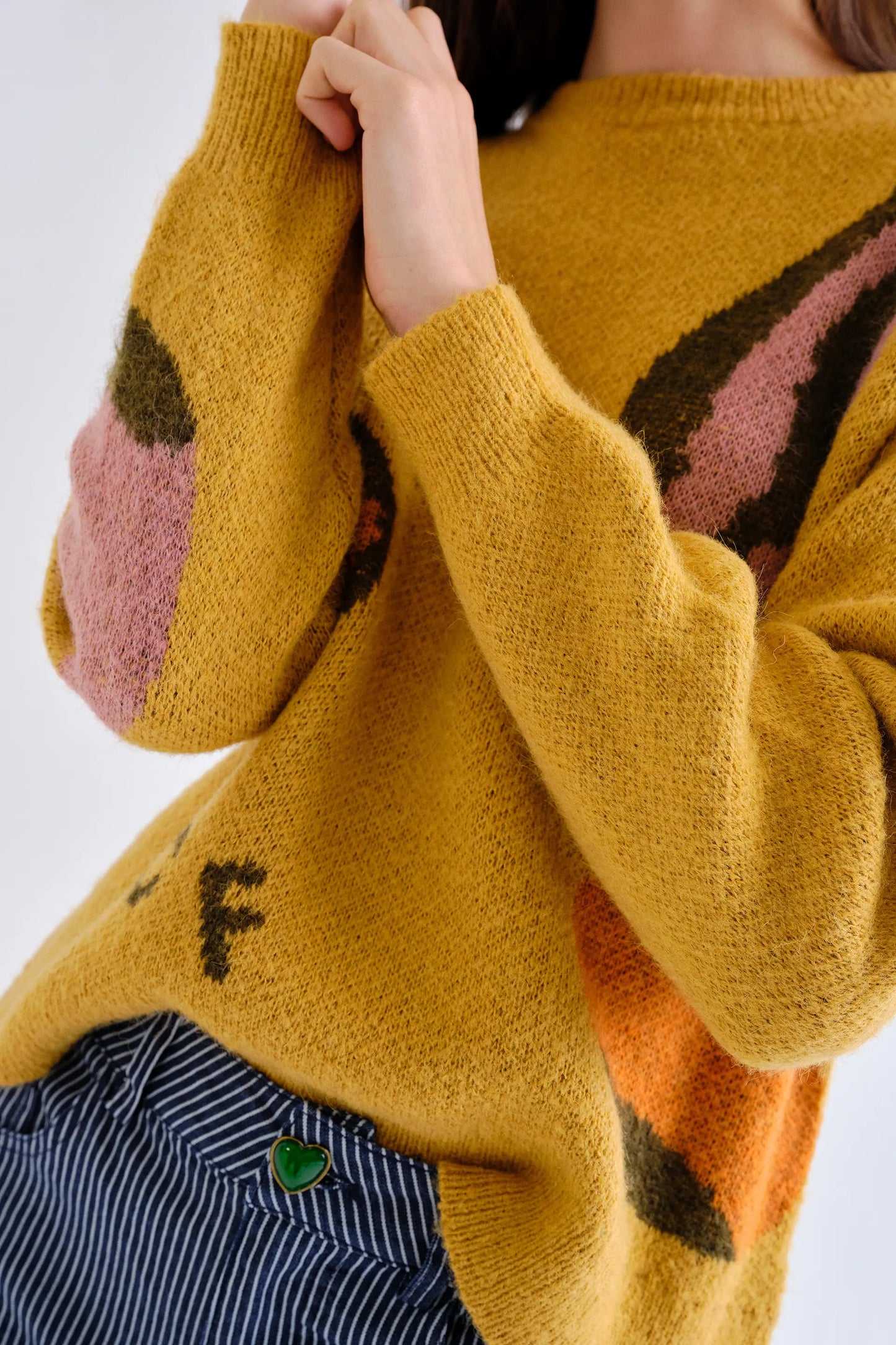 Maglione con stampa Orto 