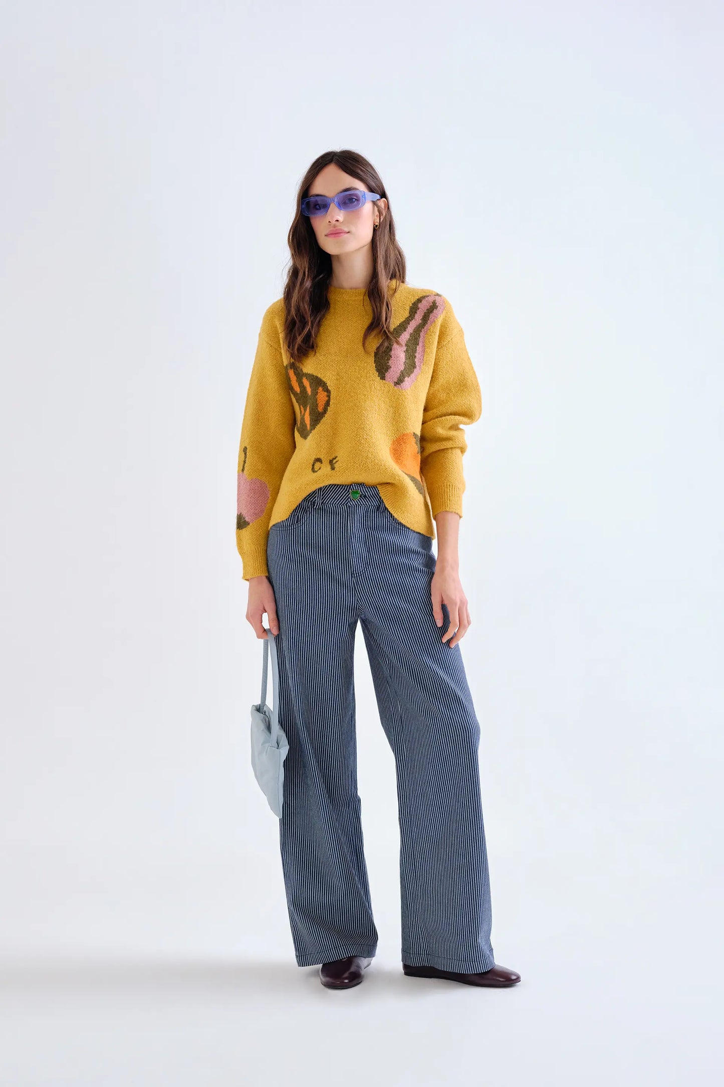 Maglione con stampa Orto 