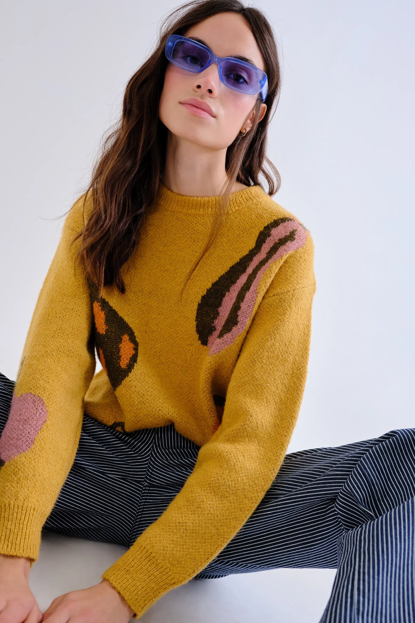 Maglione con stampa Orto 
