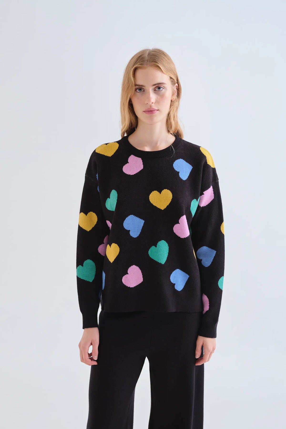 Candy print sweater