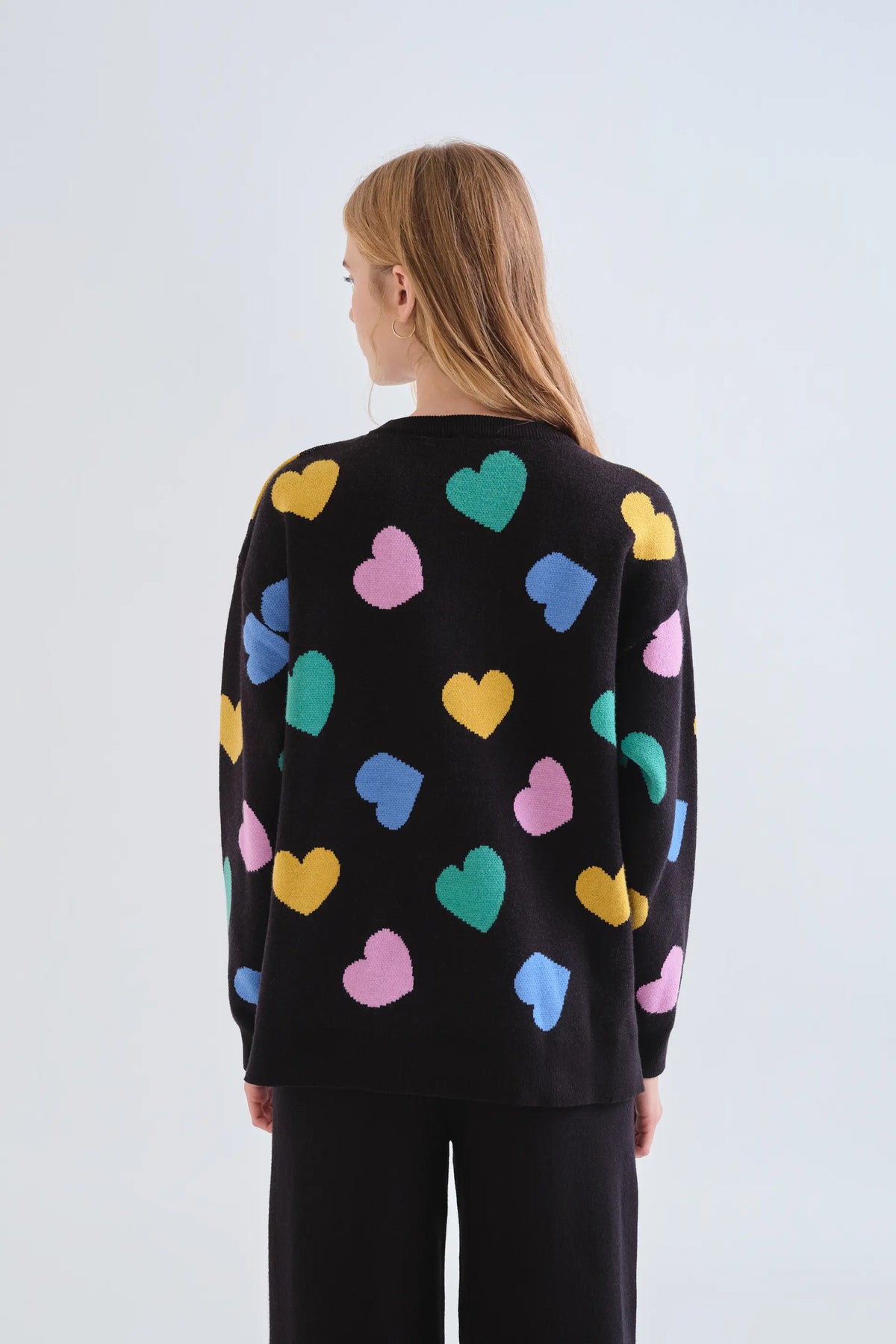 Candy print sweater