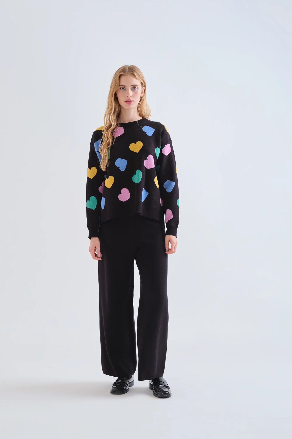 Candy print sweater