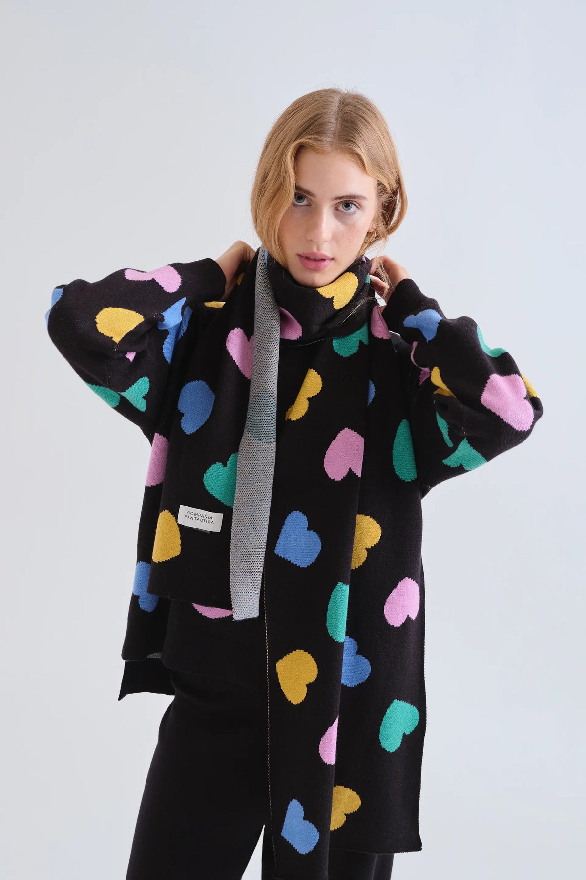 Candy print sweater