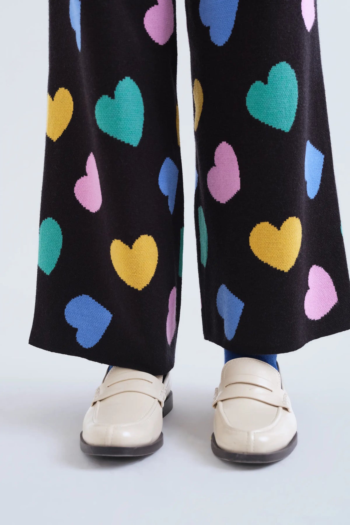 Pantalón punto con estampado Candy