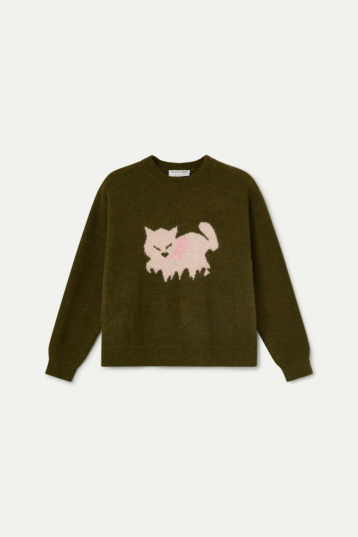Maglione con stampa Gatto