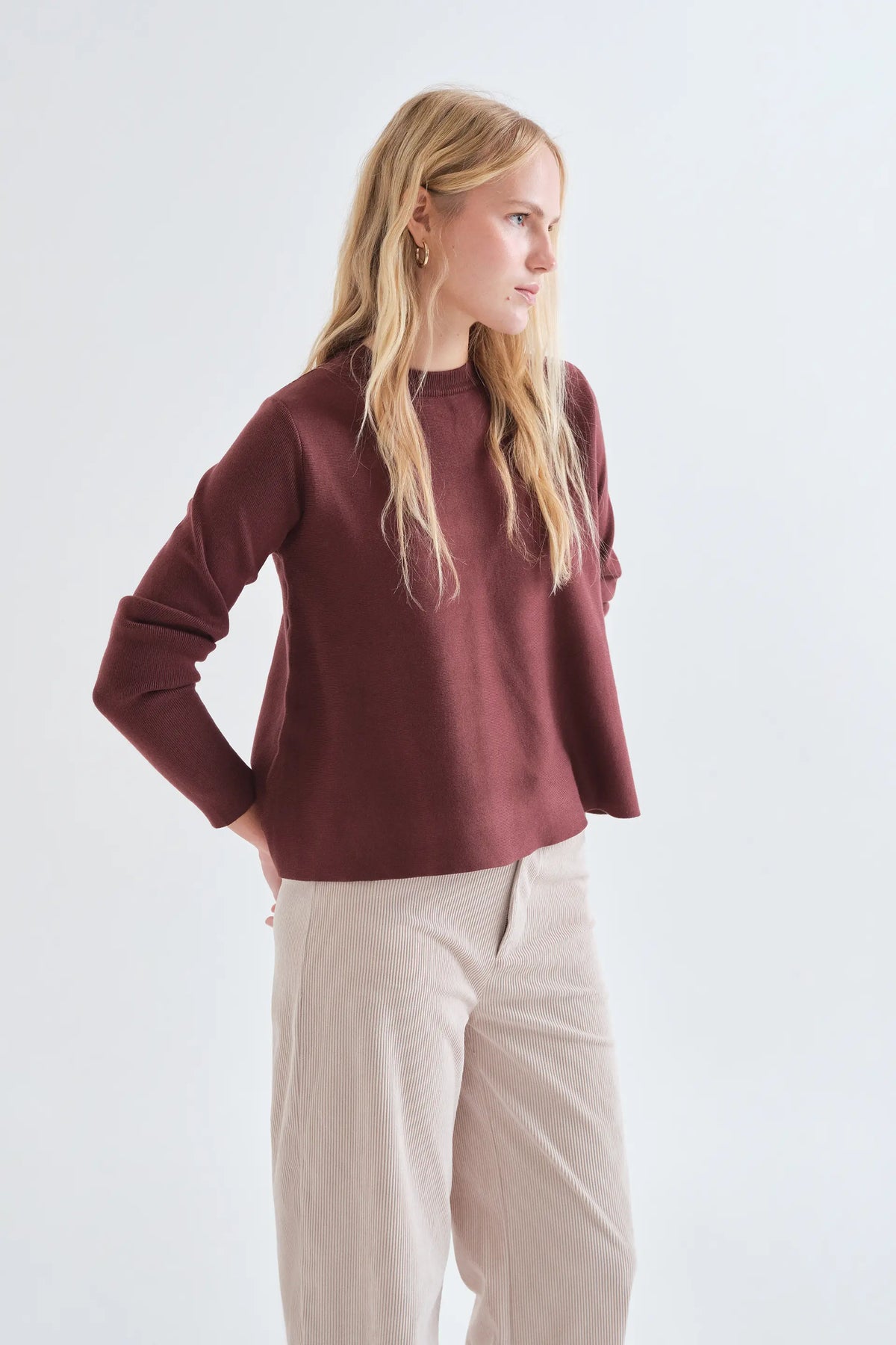 Basic brown jersey
