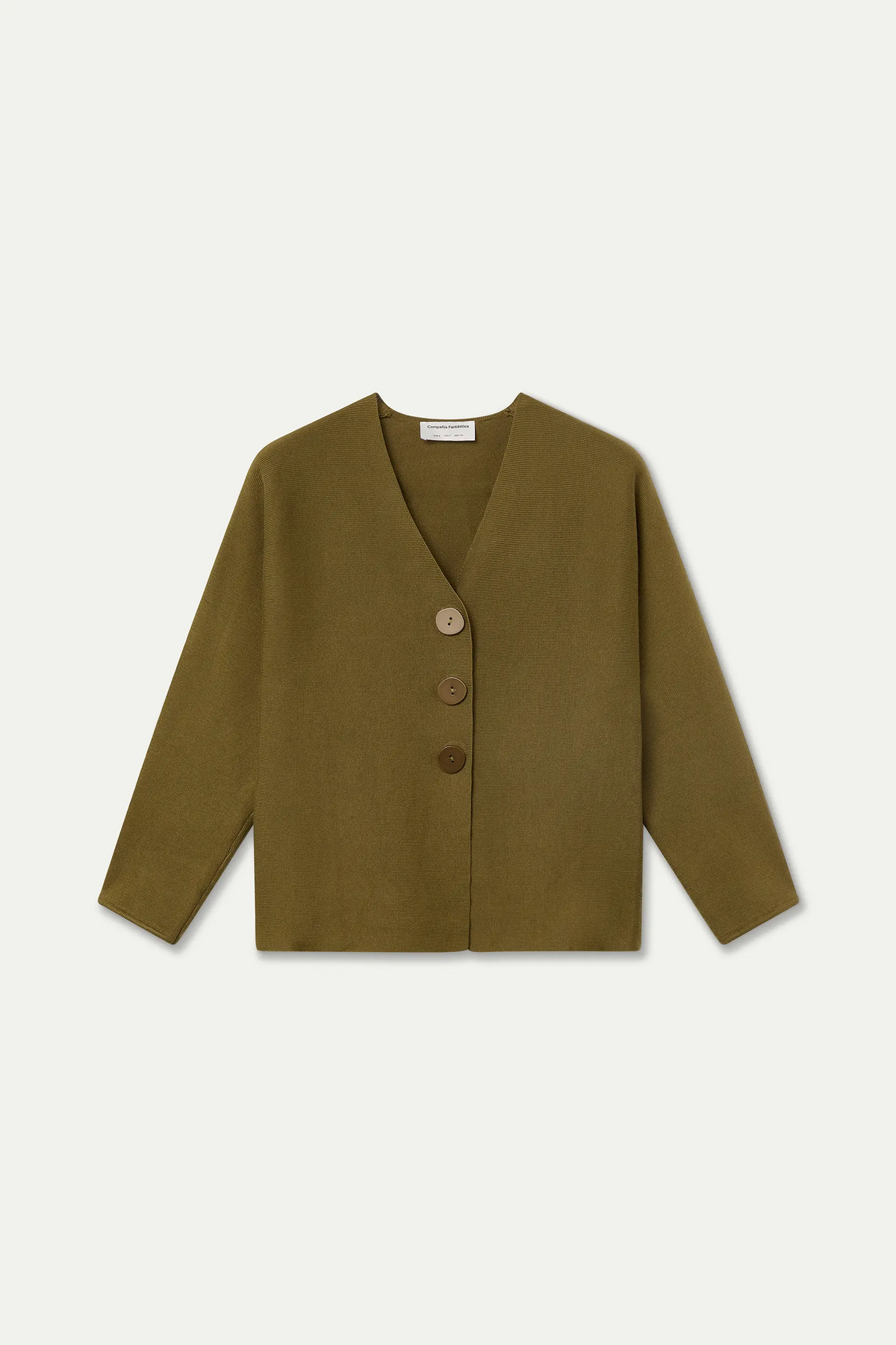 Cárdigan verde oliva