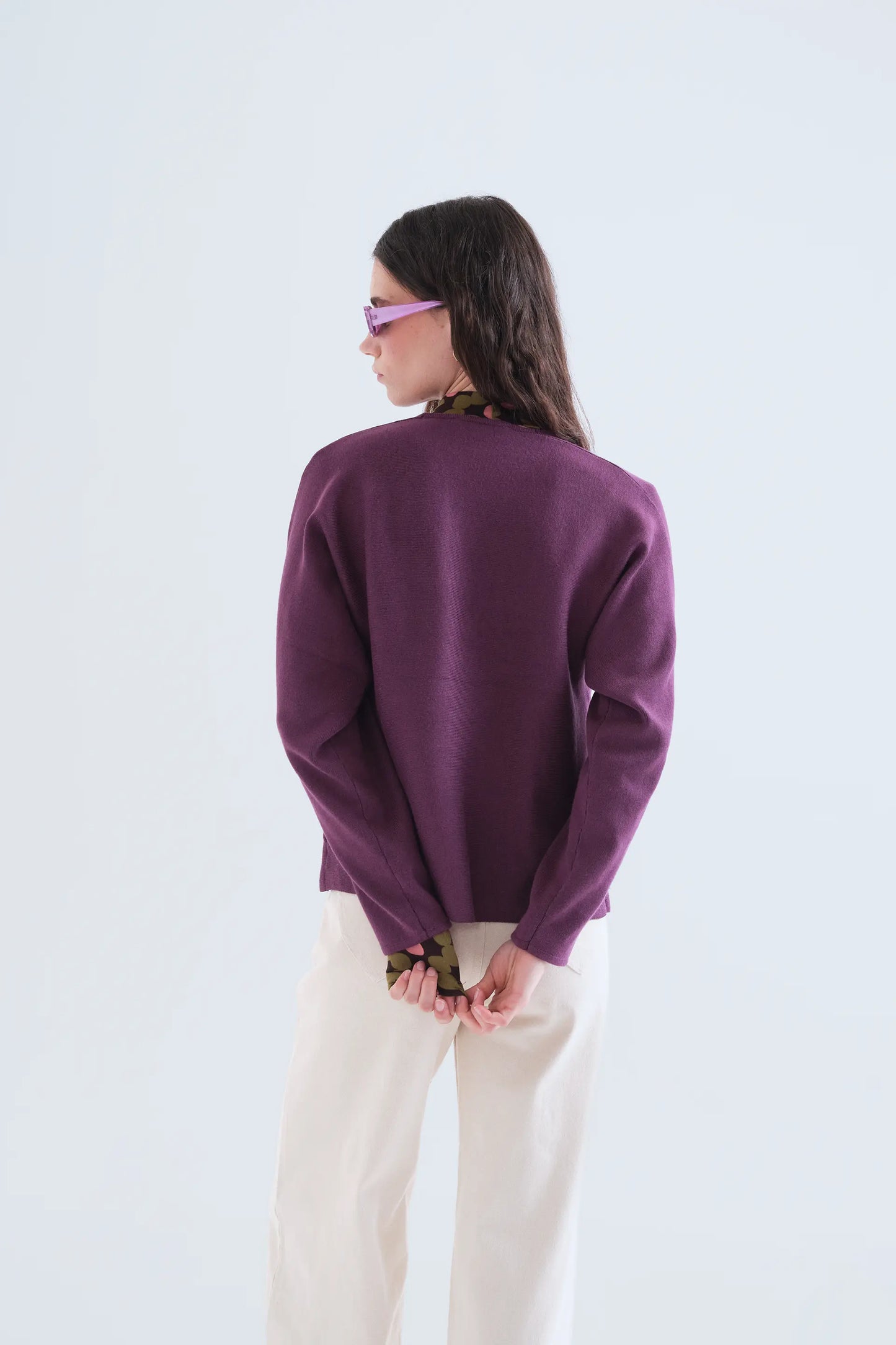 Cardigan melanzana