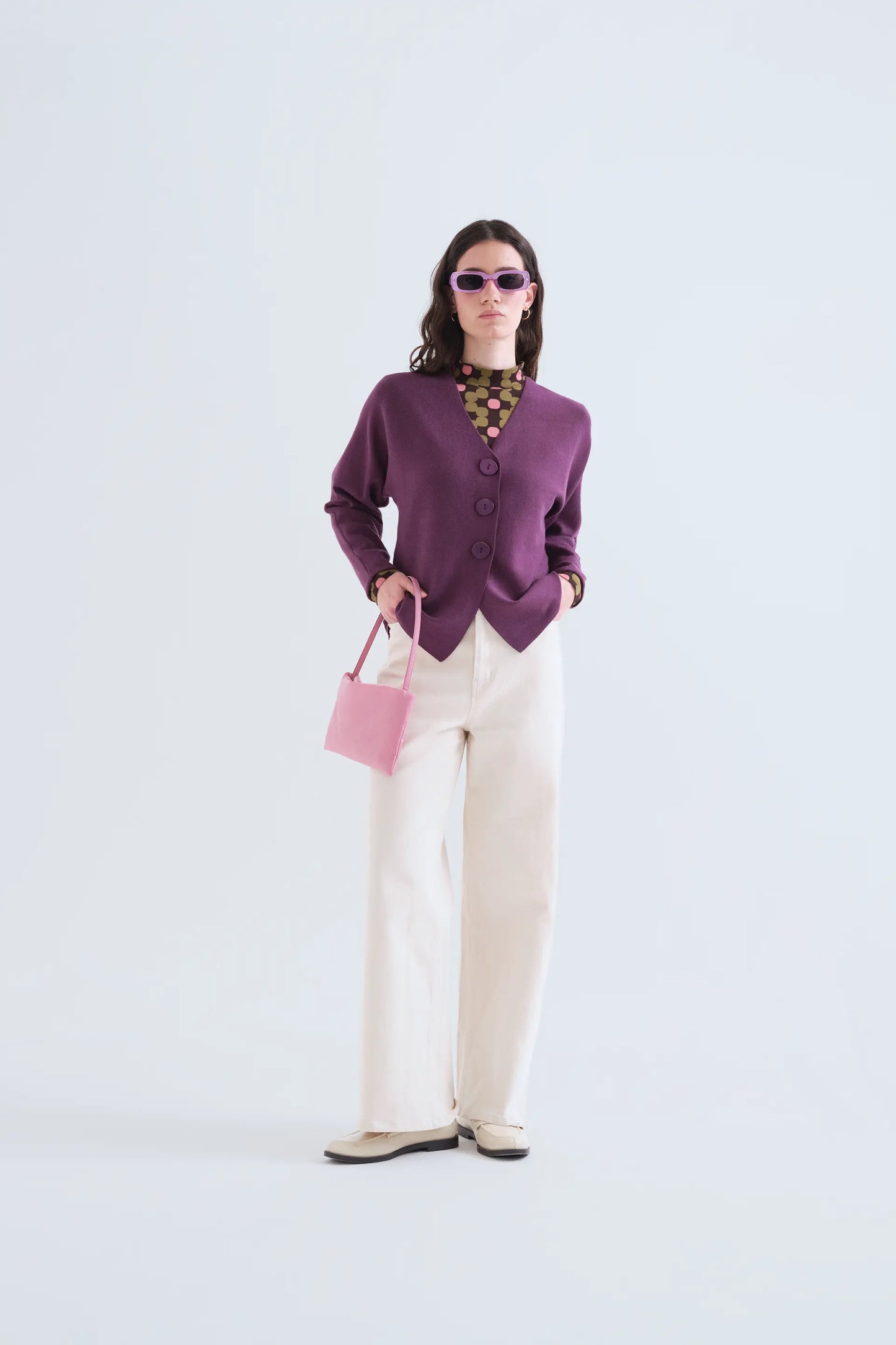 Cardigan melanzana