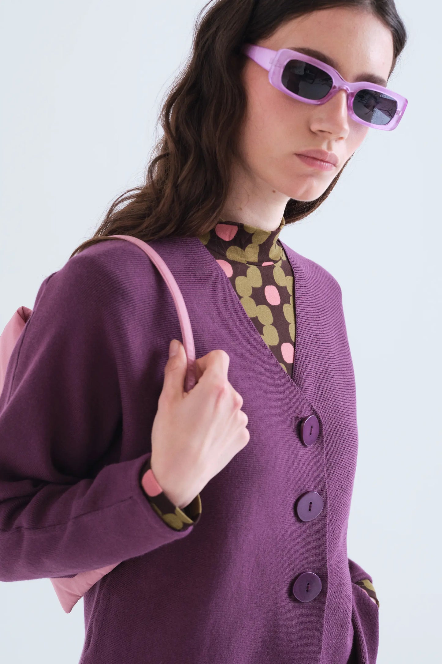 Cardigan melanzana