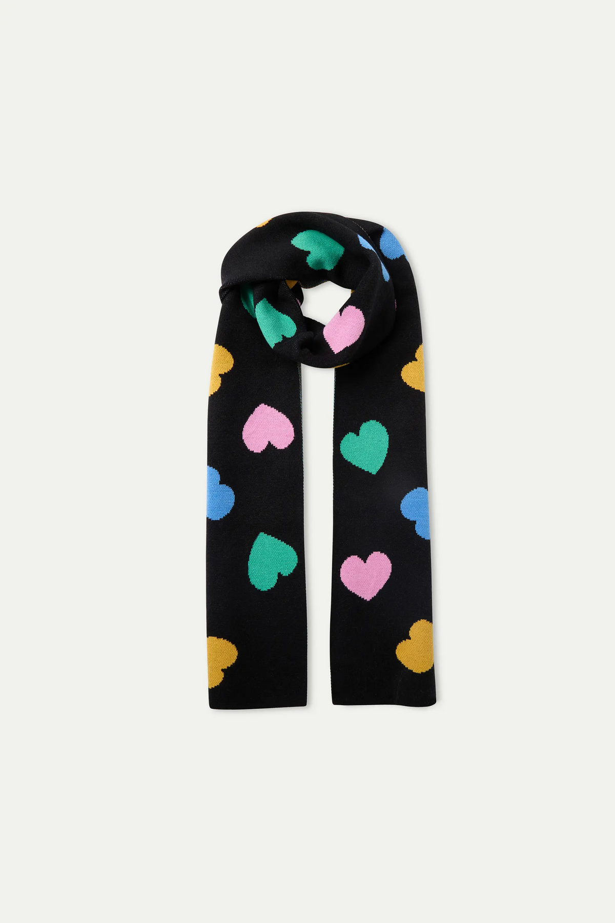 Sciarpa in maglia jacquard stampata Candy