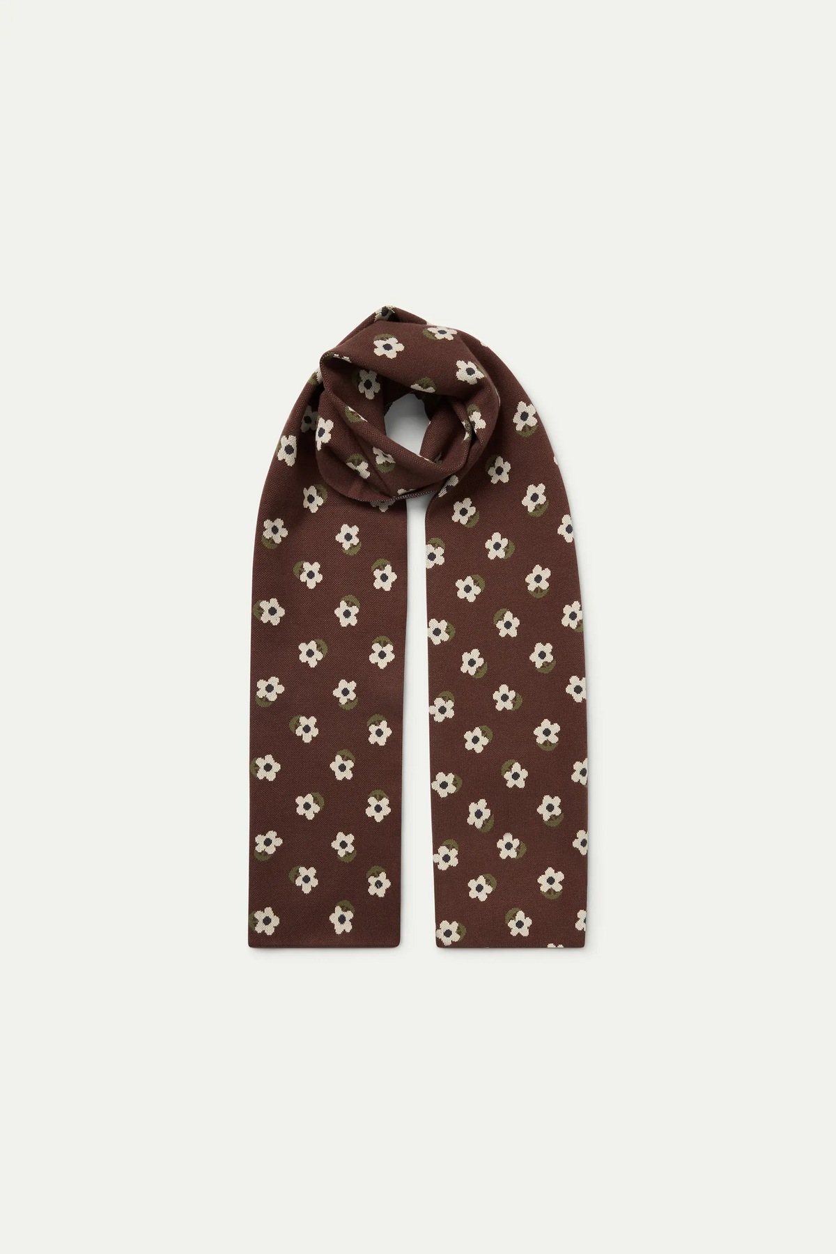 Bufanda de punto jacquard estampado  Santini