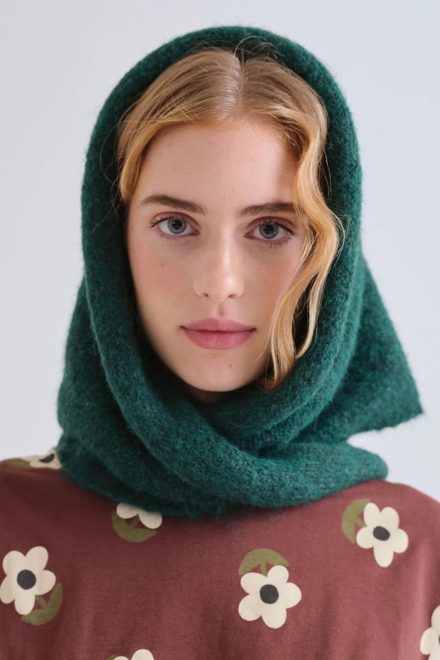 Bandana triangolare verde scuro
