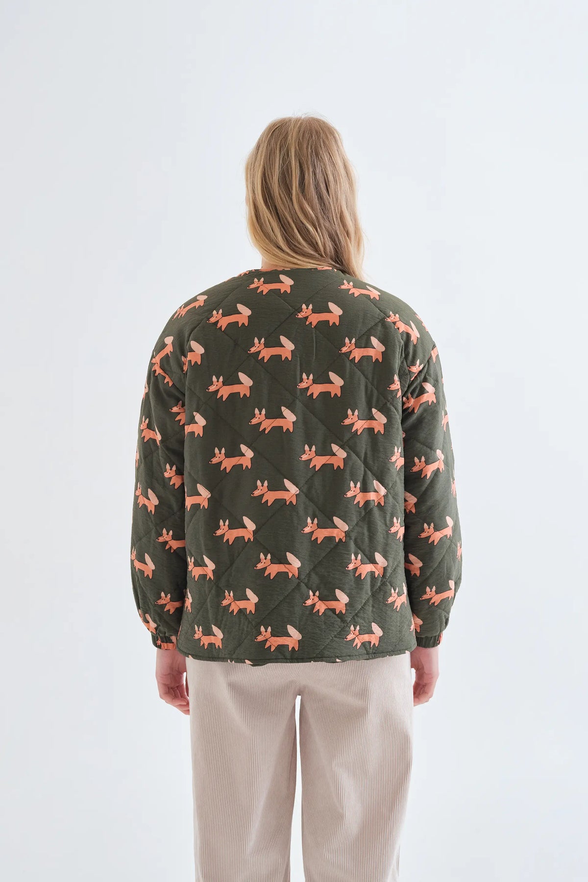 Chaqueta acolchada con estampado Volpe