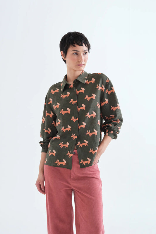 Camisa con estampado Volpe