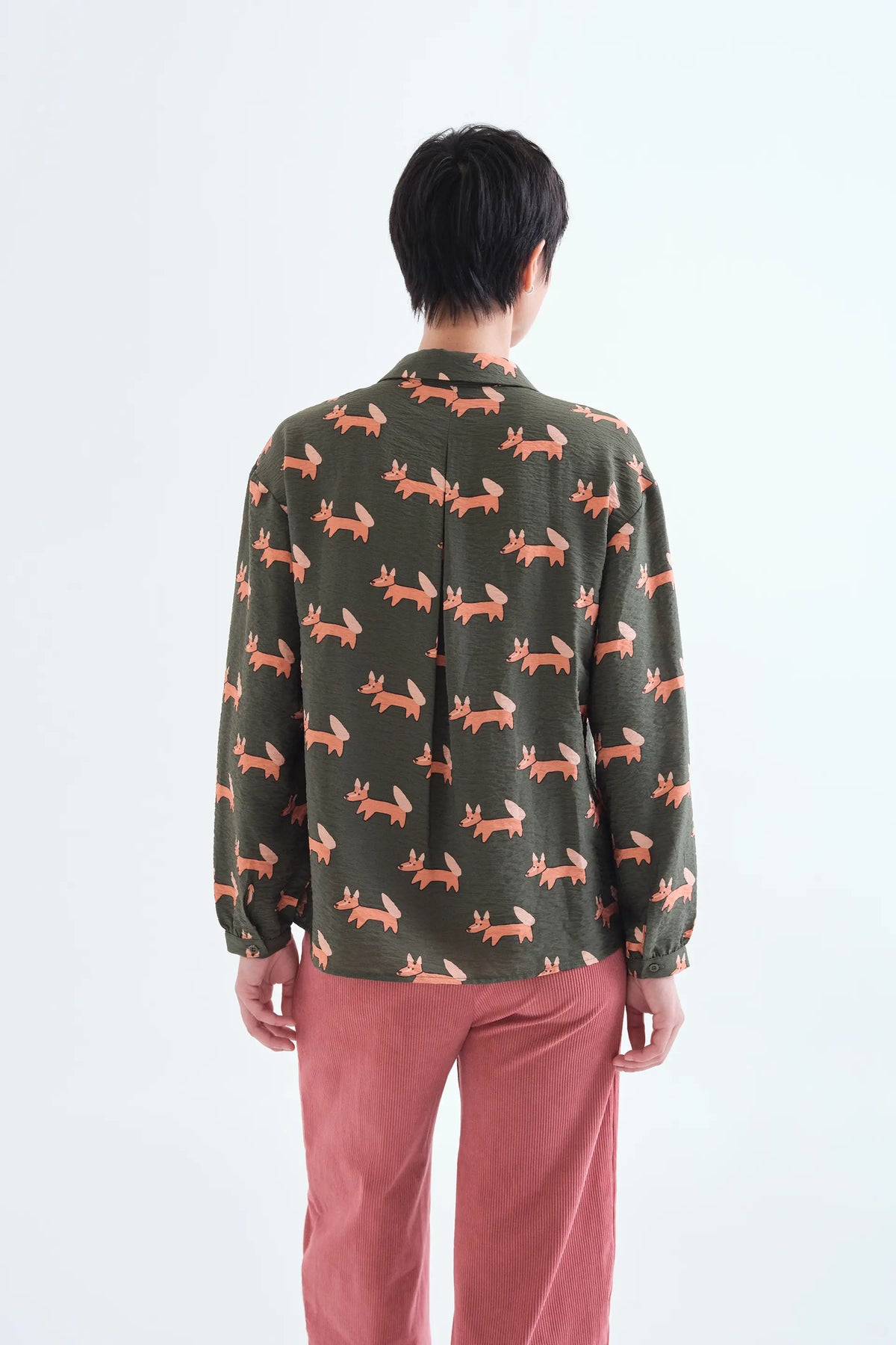 Camicia con stampa Volpe