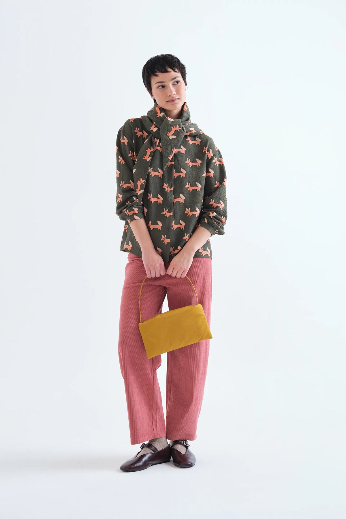 Camicia con stampa Volpe