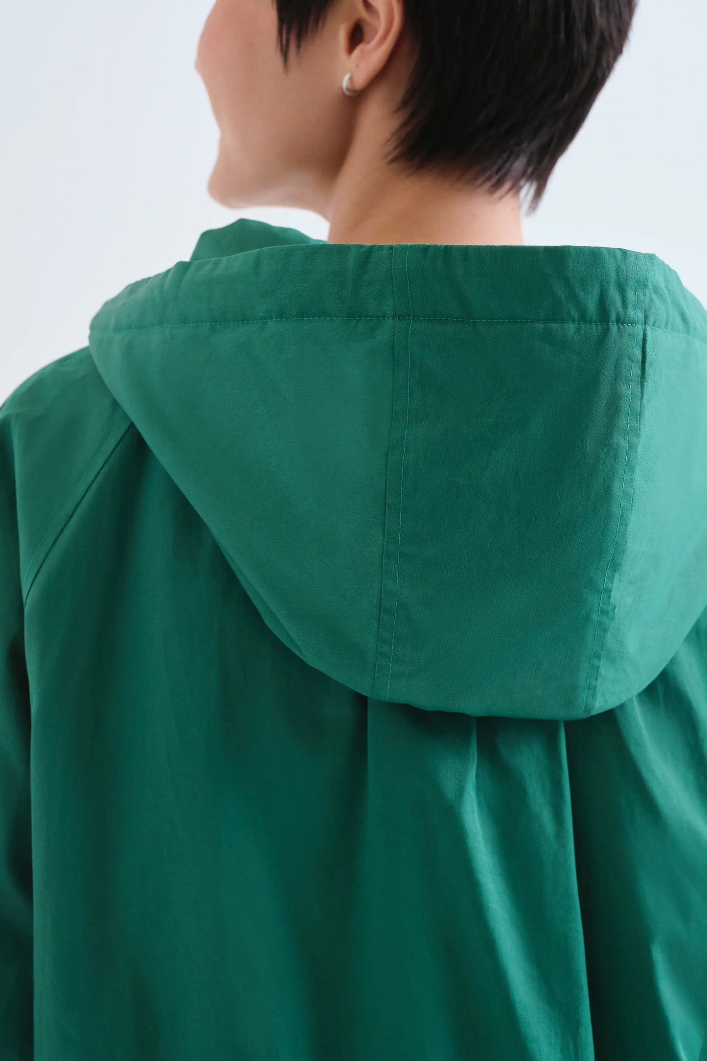 Giacca 100% cotone verde "CF"
