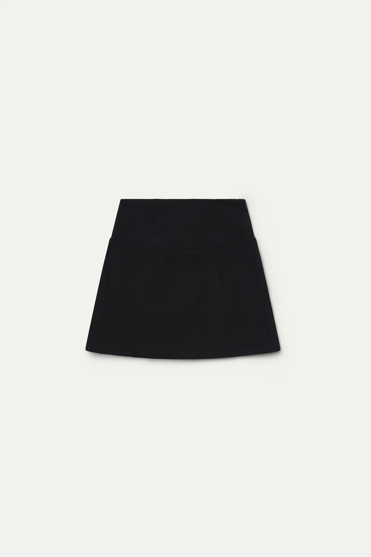 Black corduroy skirt