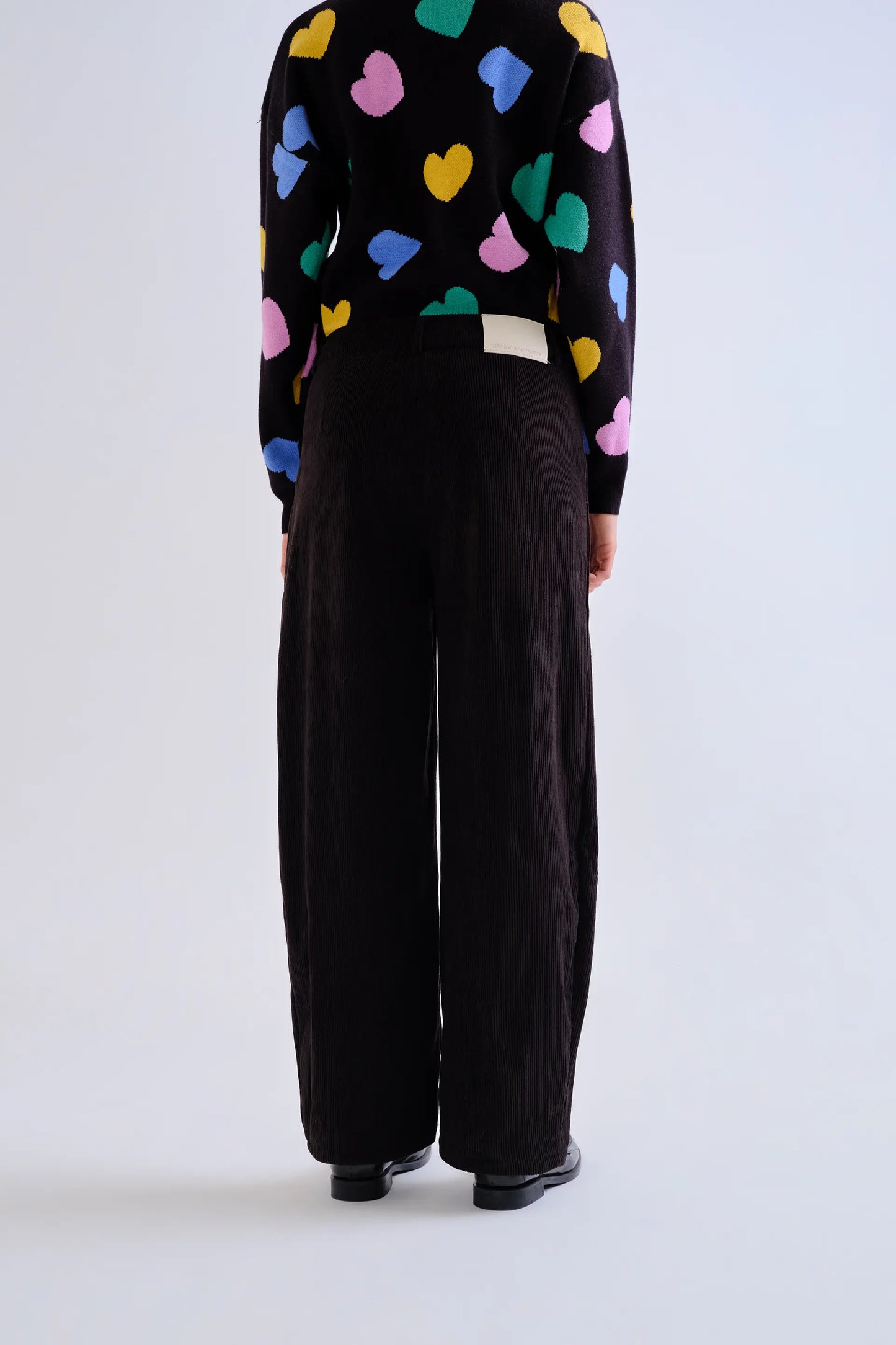 Pantalón de pana negro