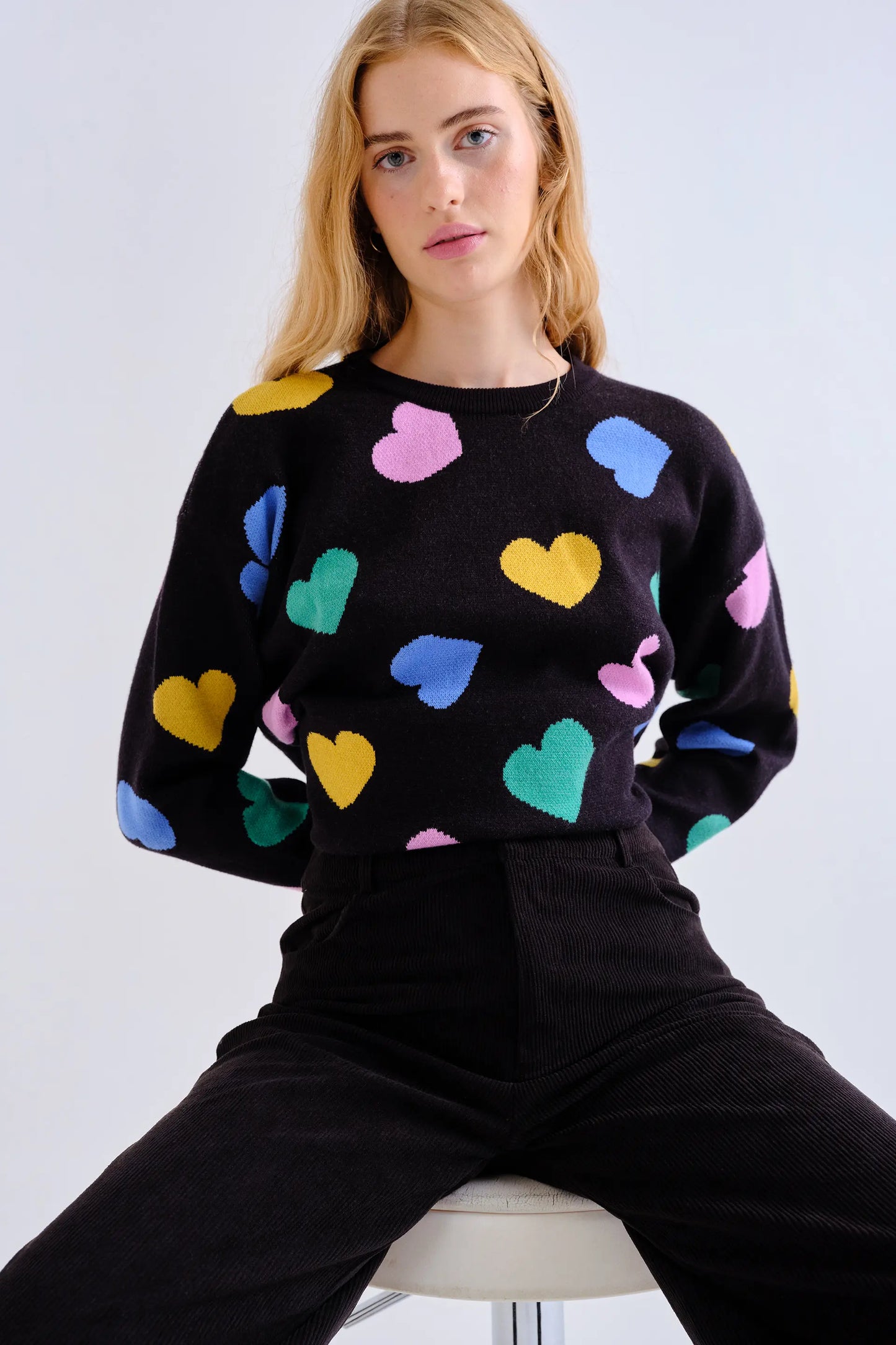 Pantalón de pana negro