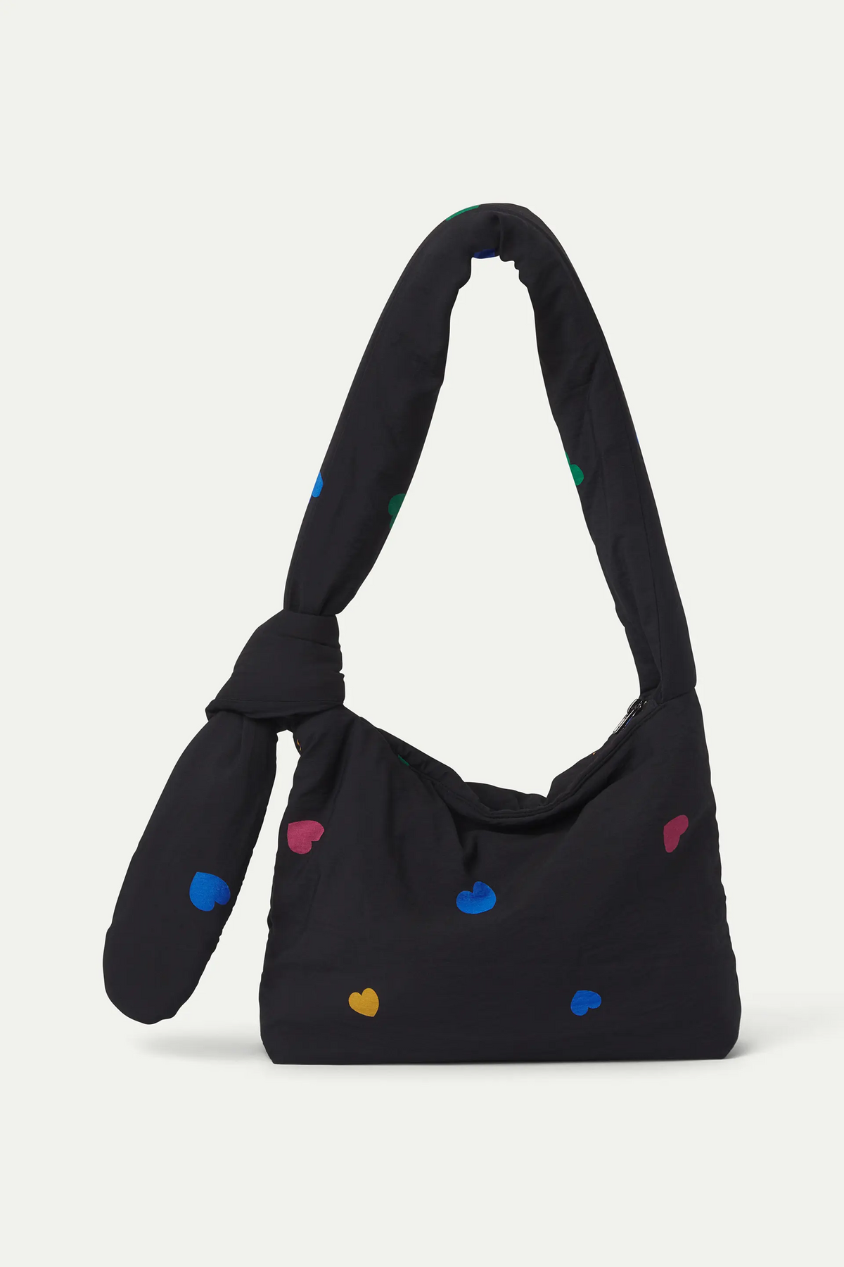 Candy print shoulder bag