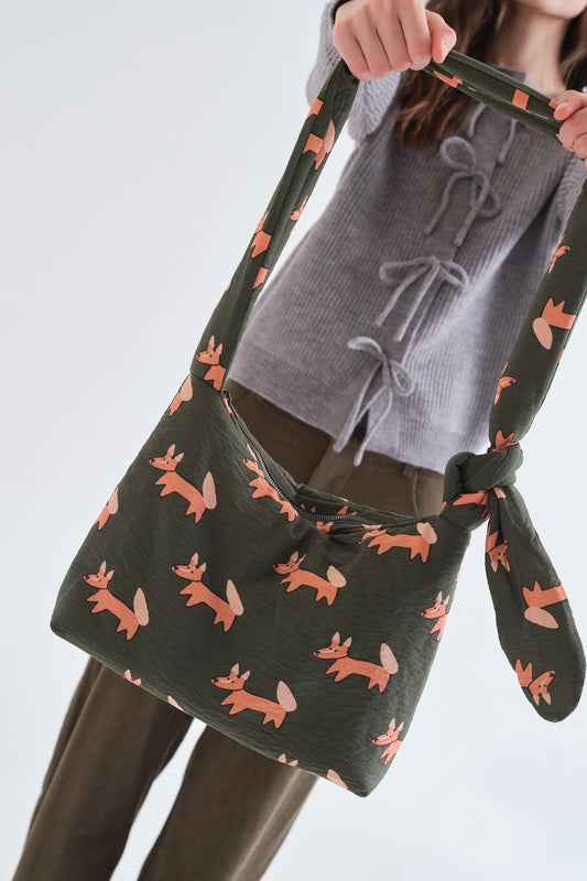 Bolso de hombro con estampado Volpe