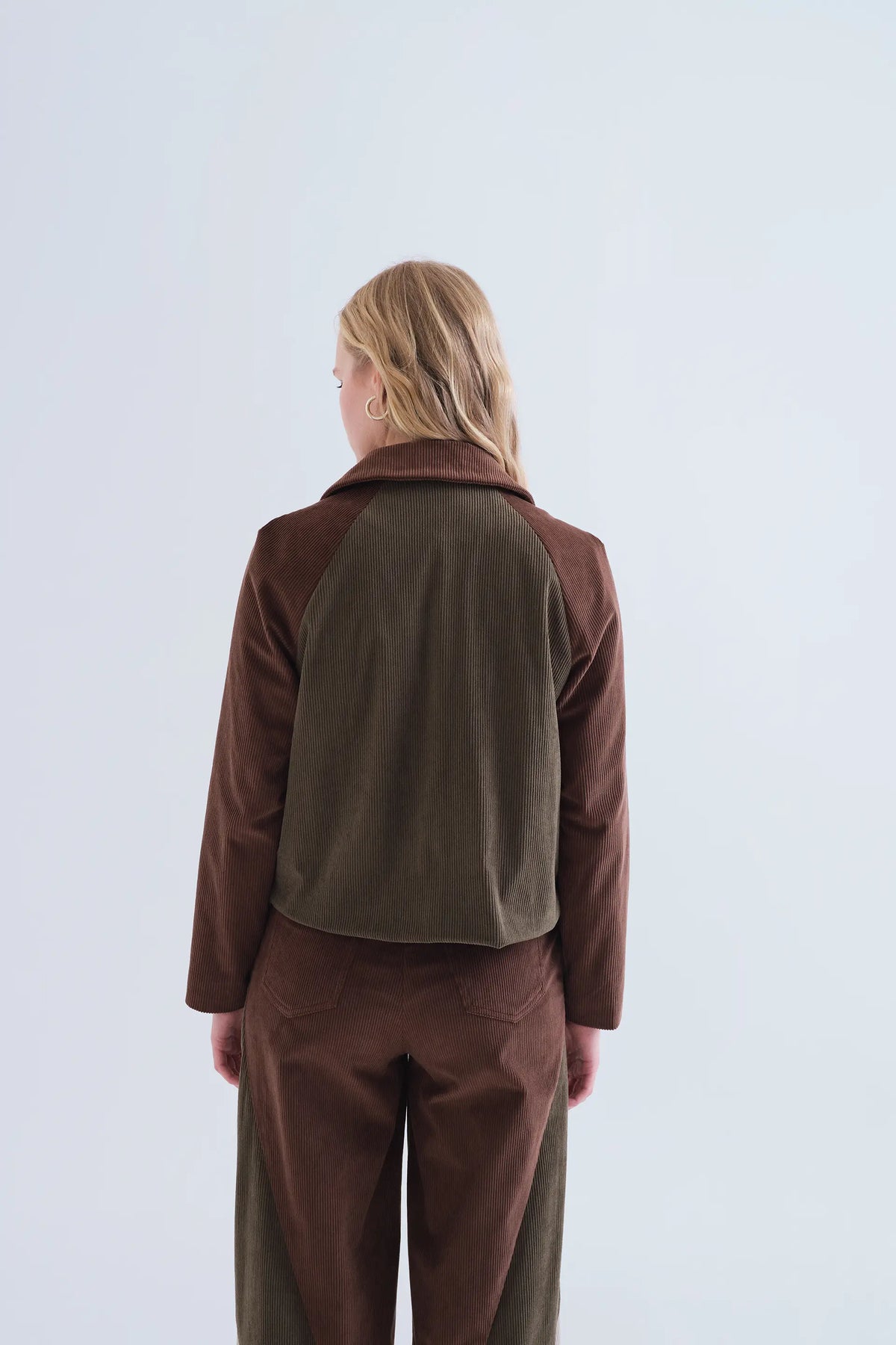 Multicolor corduroy jacket