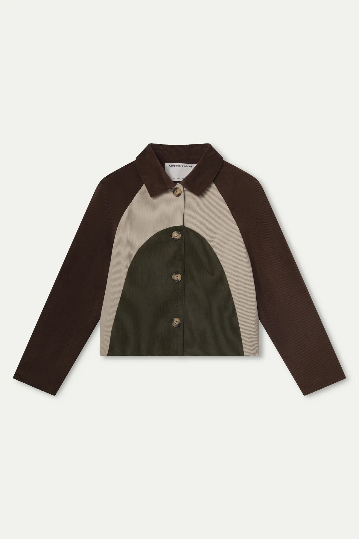 Multicolor corduroy jacket