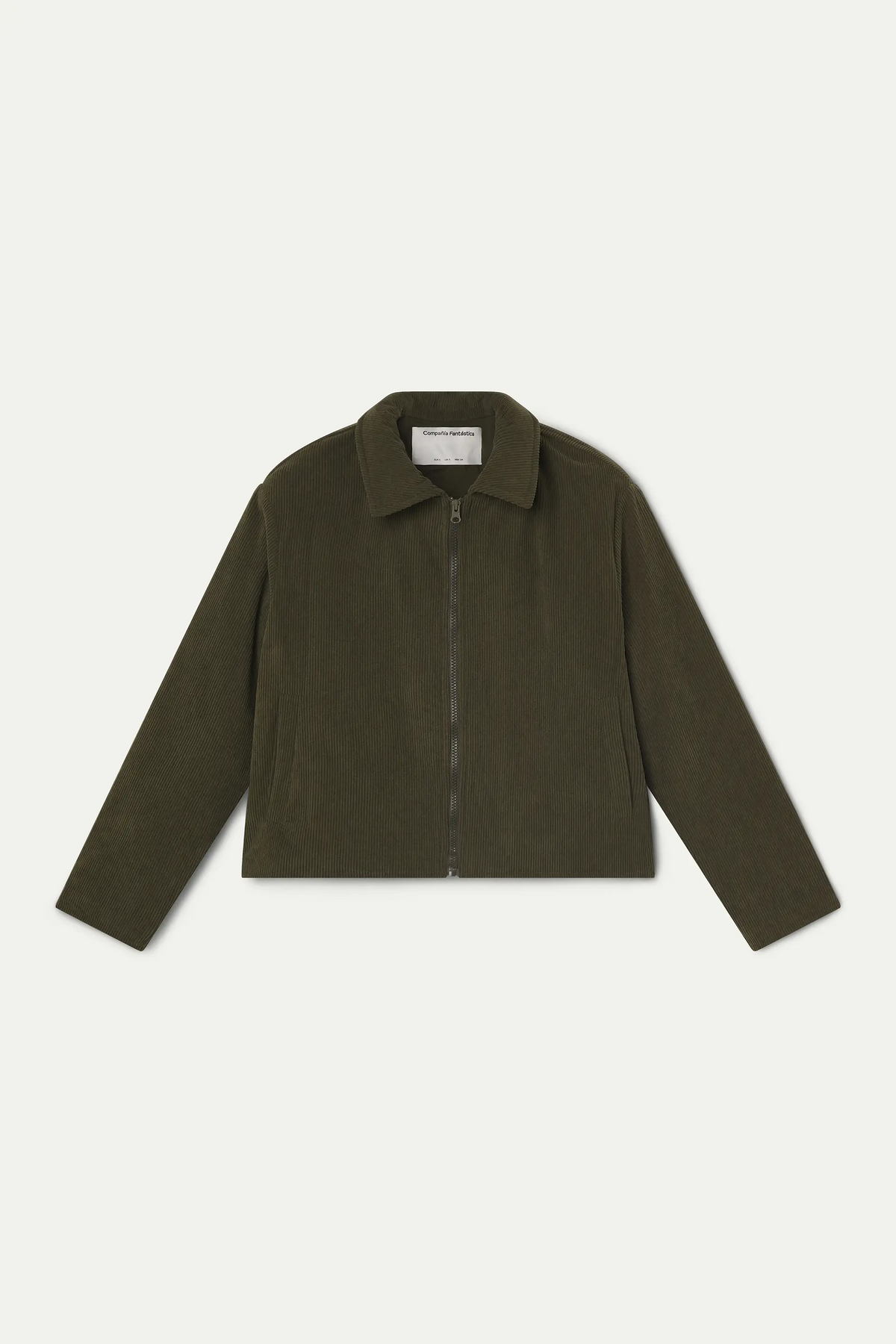 Chaqueta de pana verde