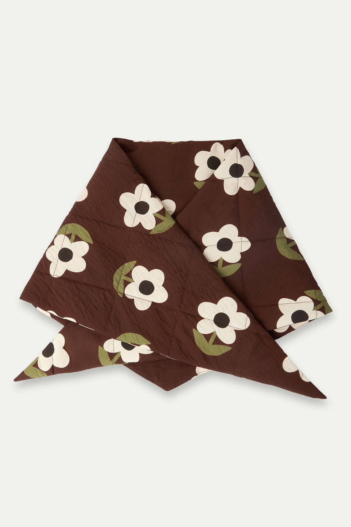 Bandana imbottita con stampa Santini
