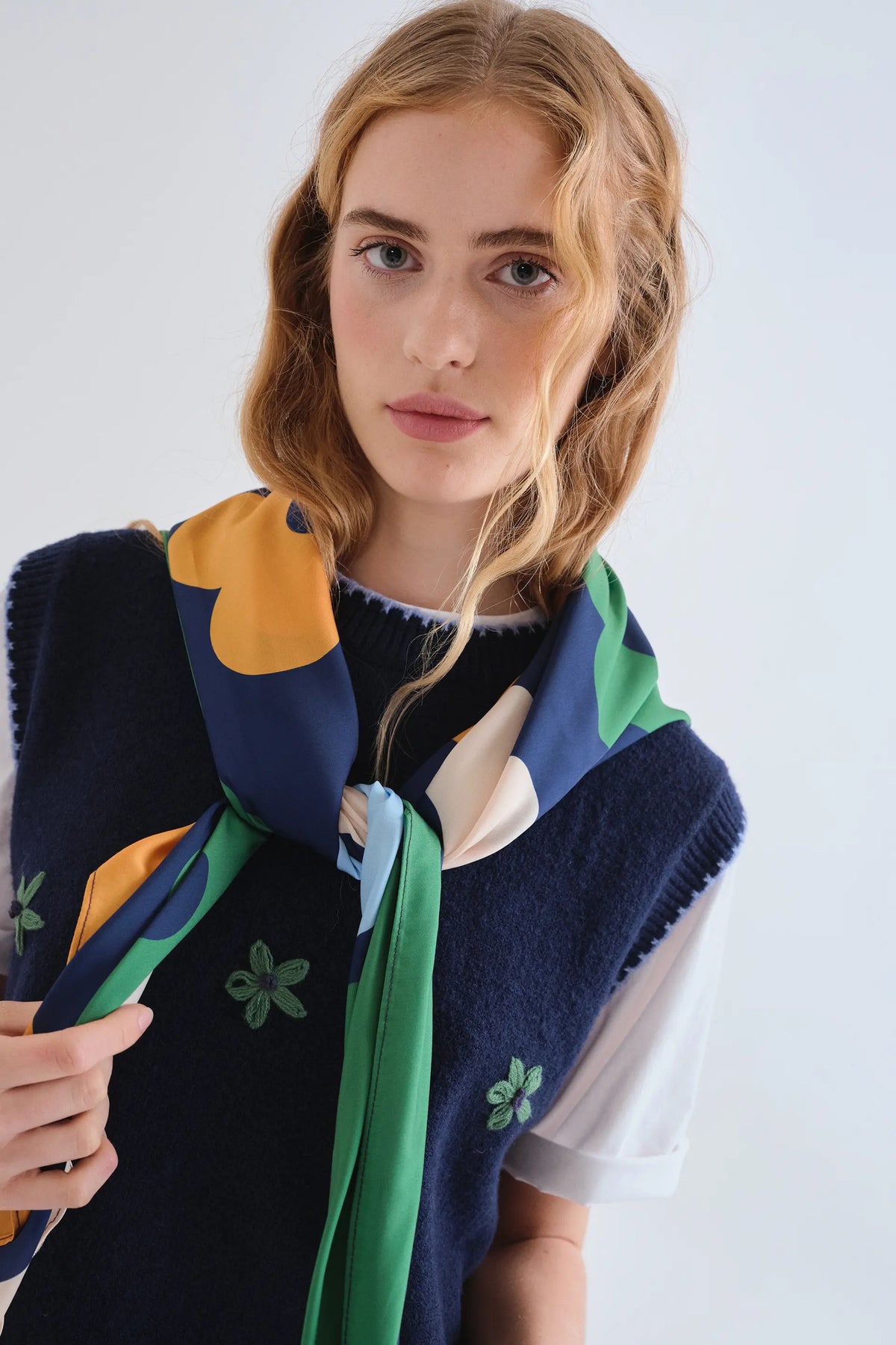 Euphonia print scarf
