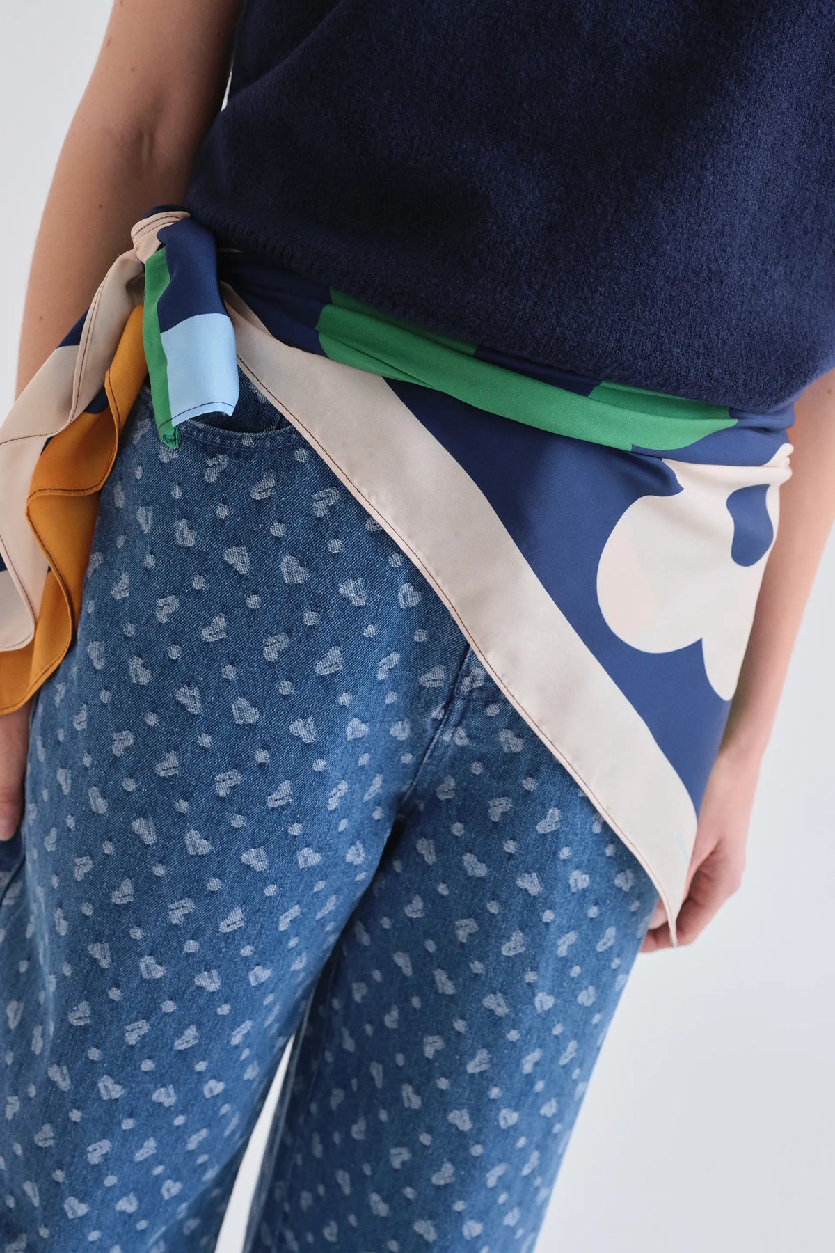 Euphonia print scarf