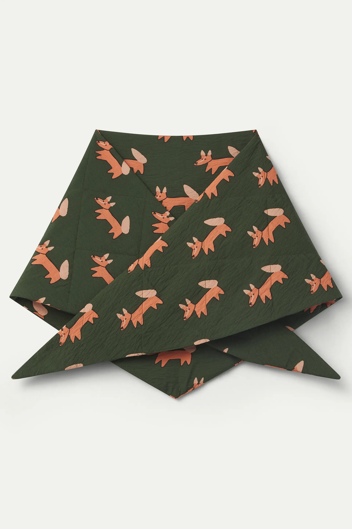 Bandana imbottita con stampa Volpe