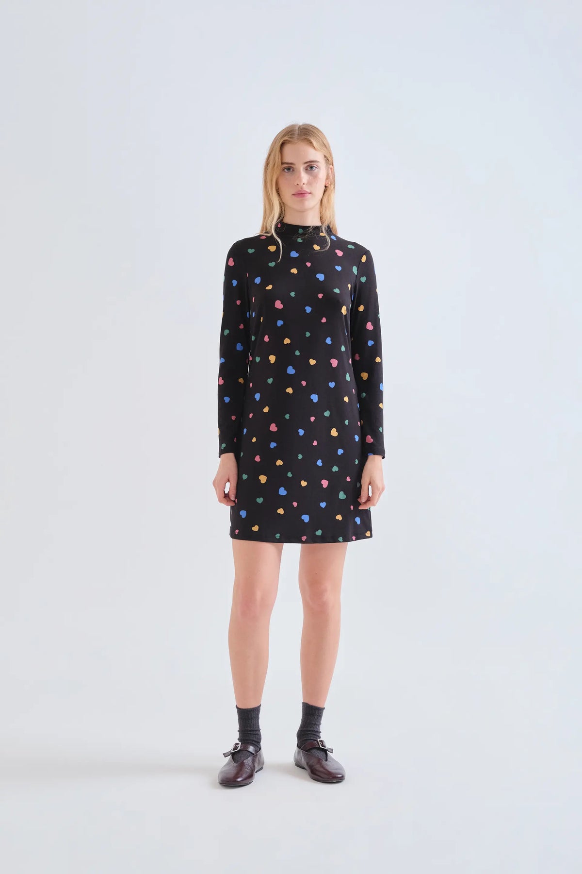 Vestito corto con stampa Candy