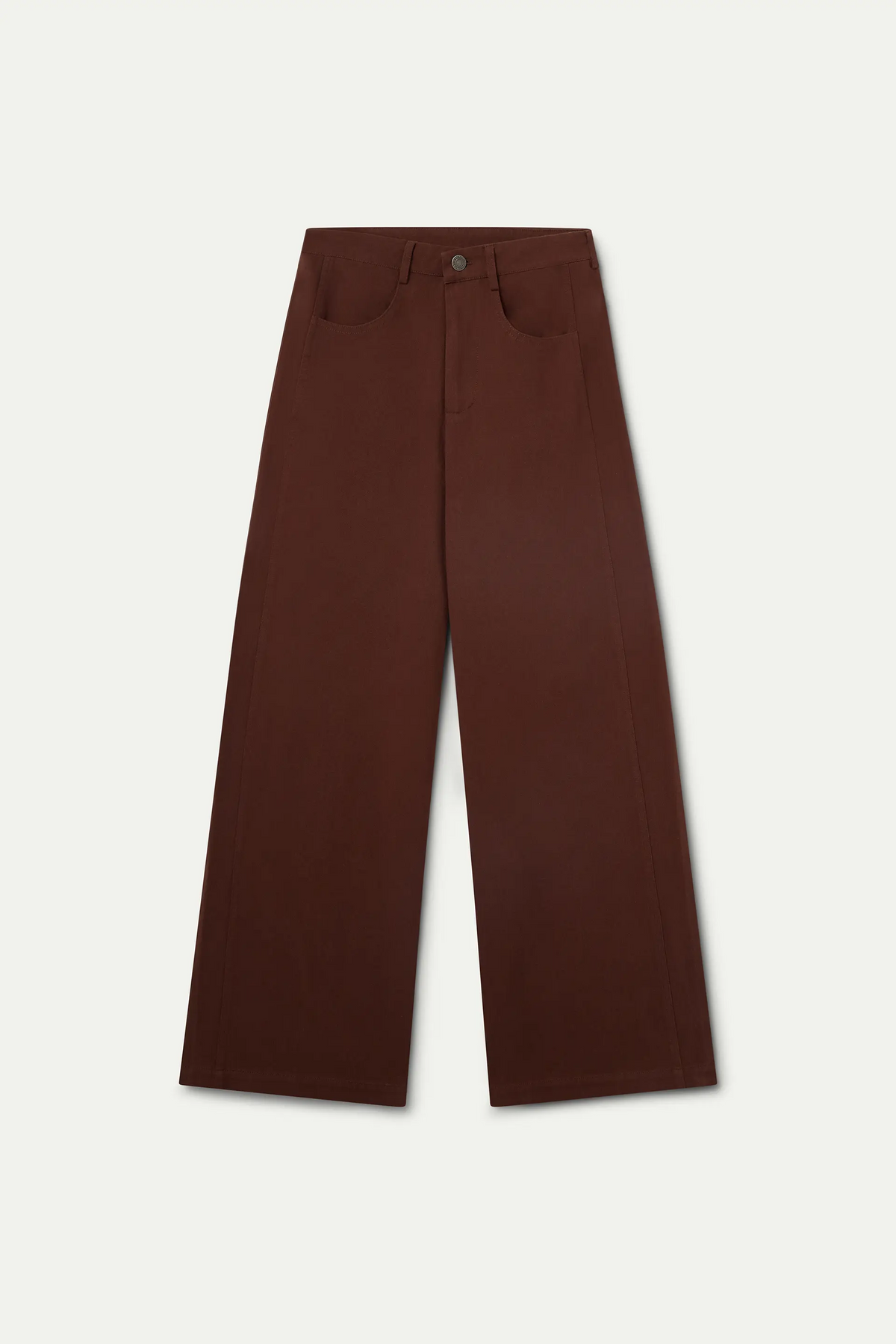 Pantalón vaquero 100% algodón marrón