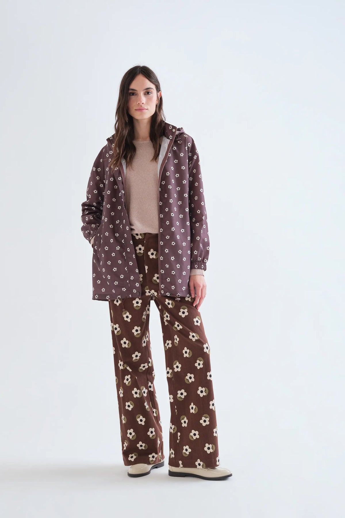 Pantalón con estampado Santini