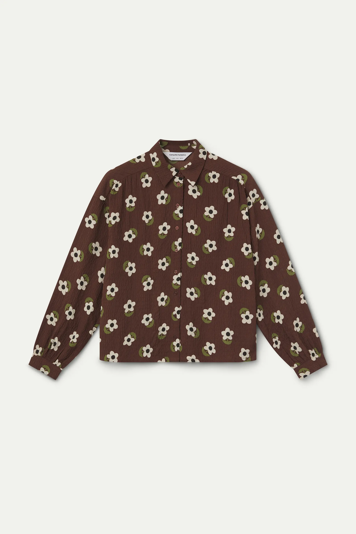 Camicia con stampa Santini