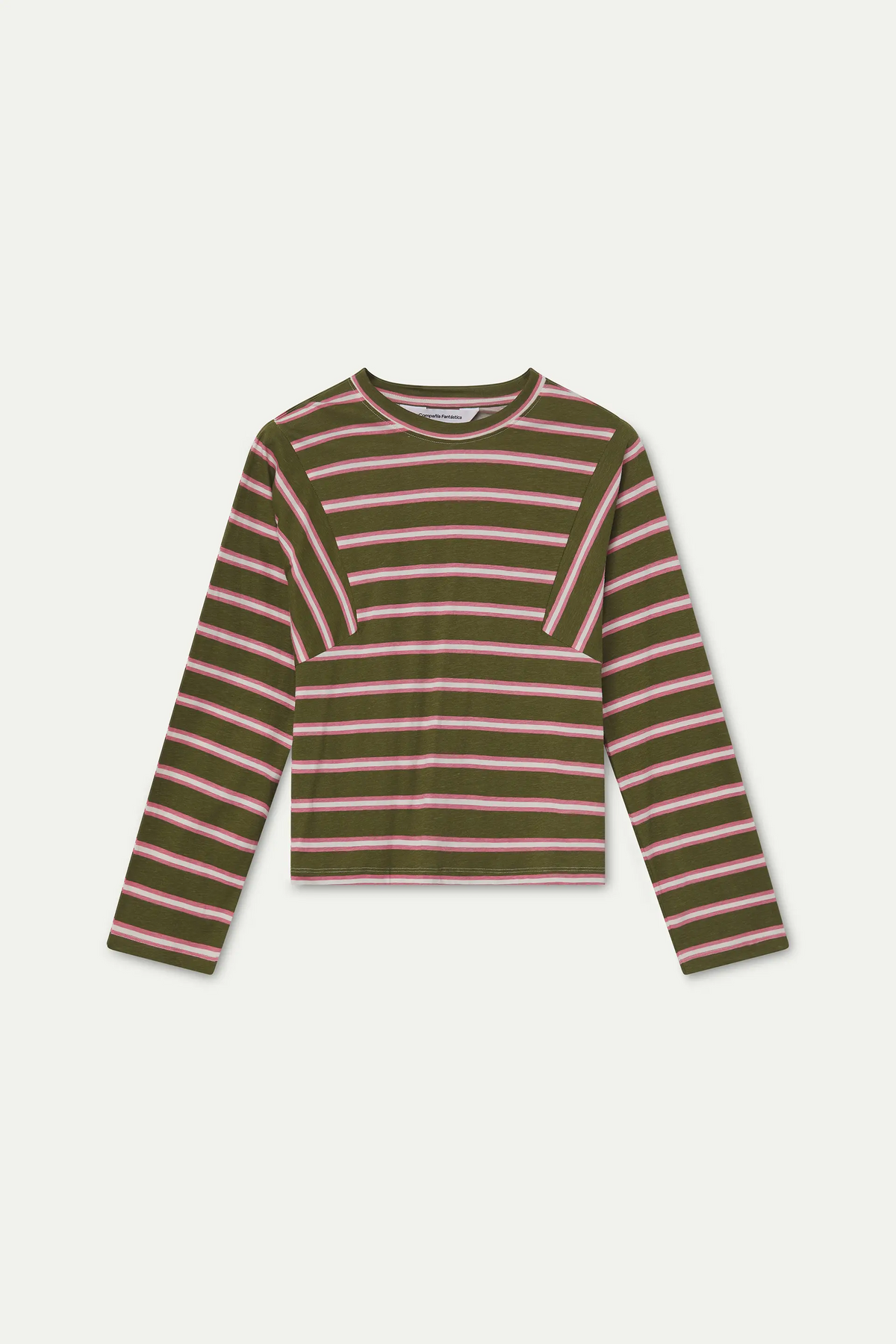 T-shirt 100% cotone con stampa a righe Aberdeen
