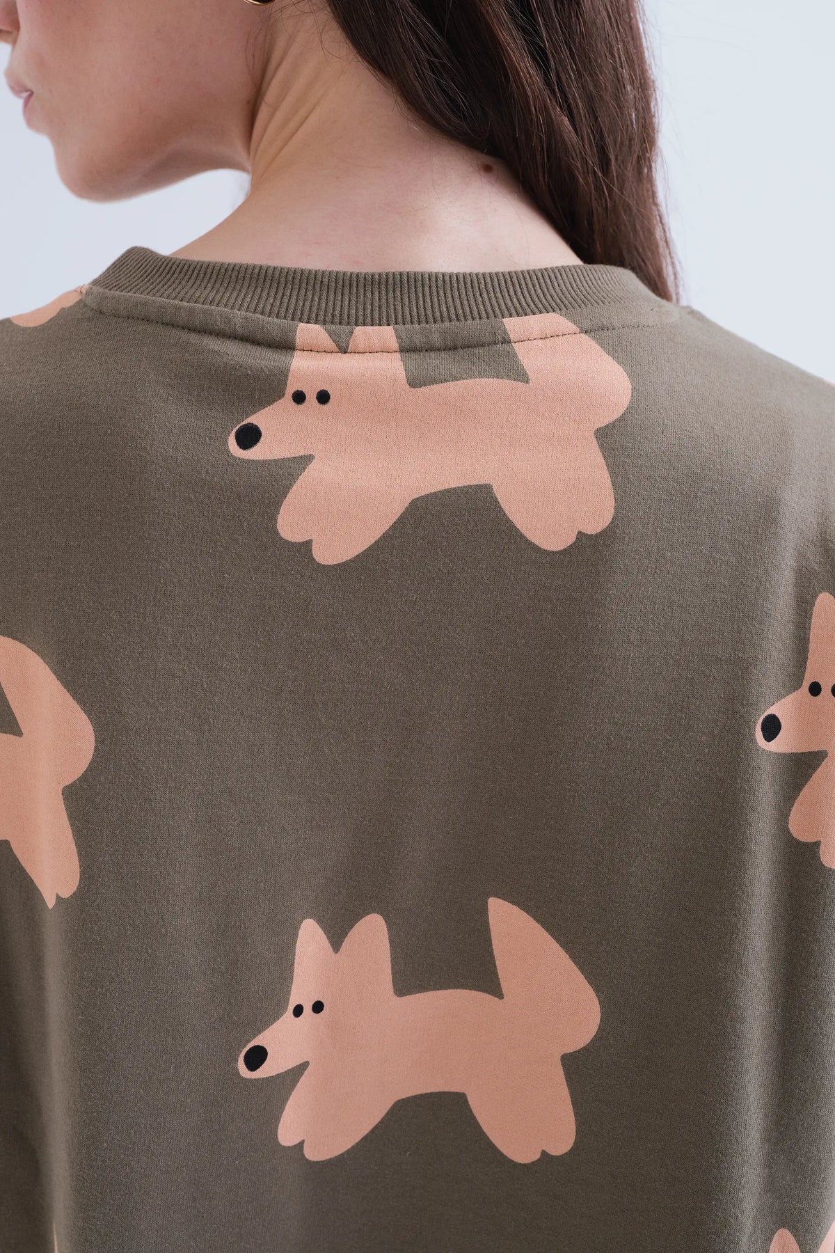 Sudadera 100% algodón con estampado Volpe