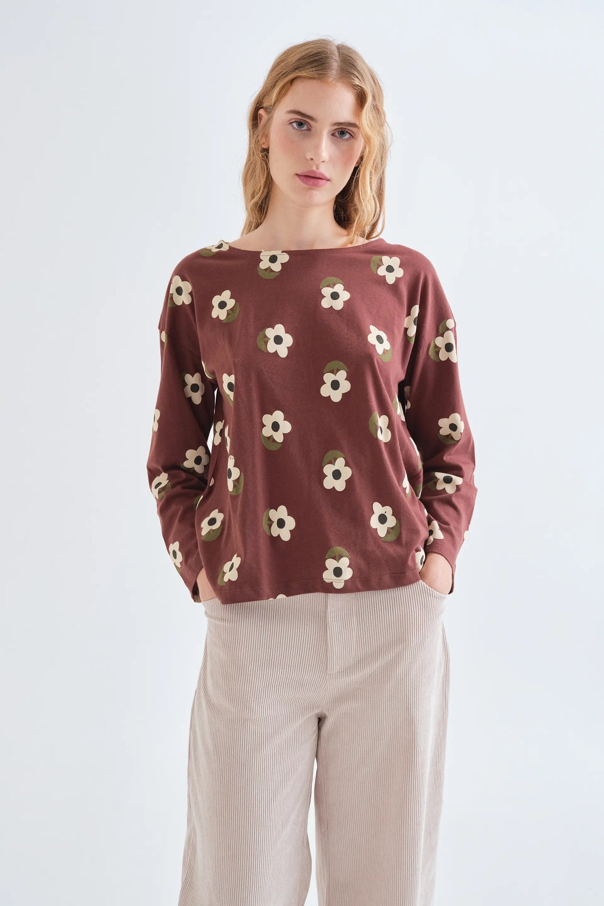 100% cotton T-shirt with Santini print