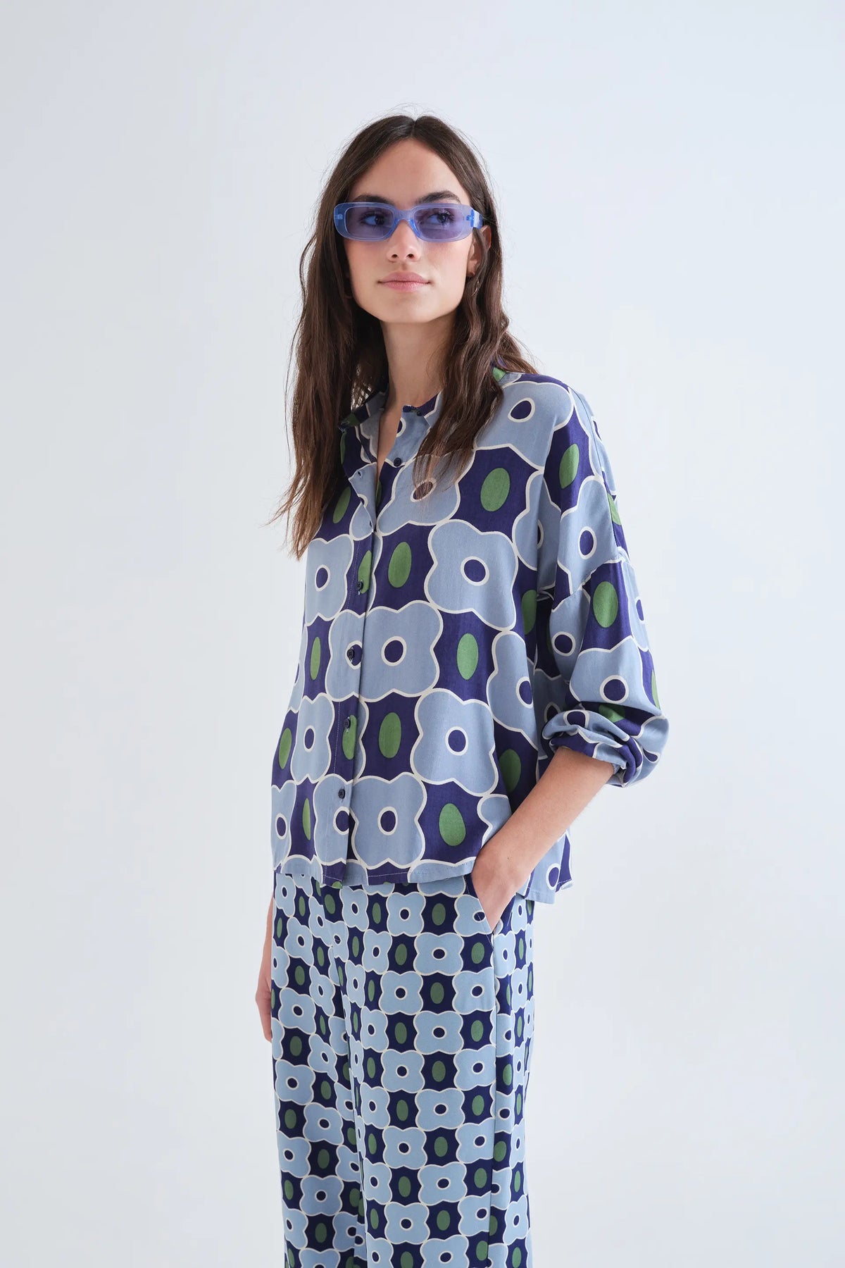 Camicia con stampa Inverness