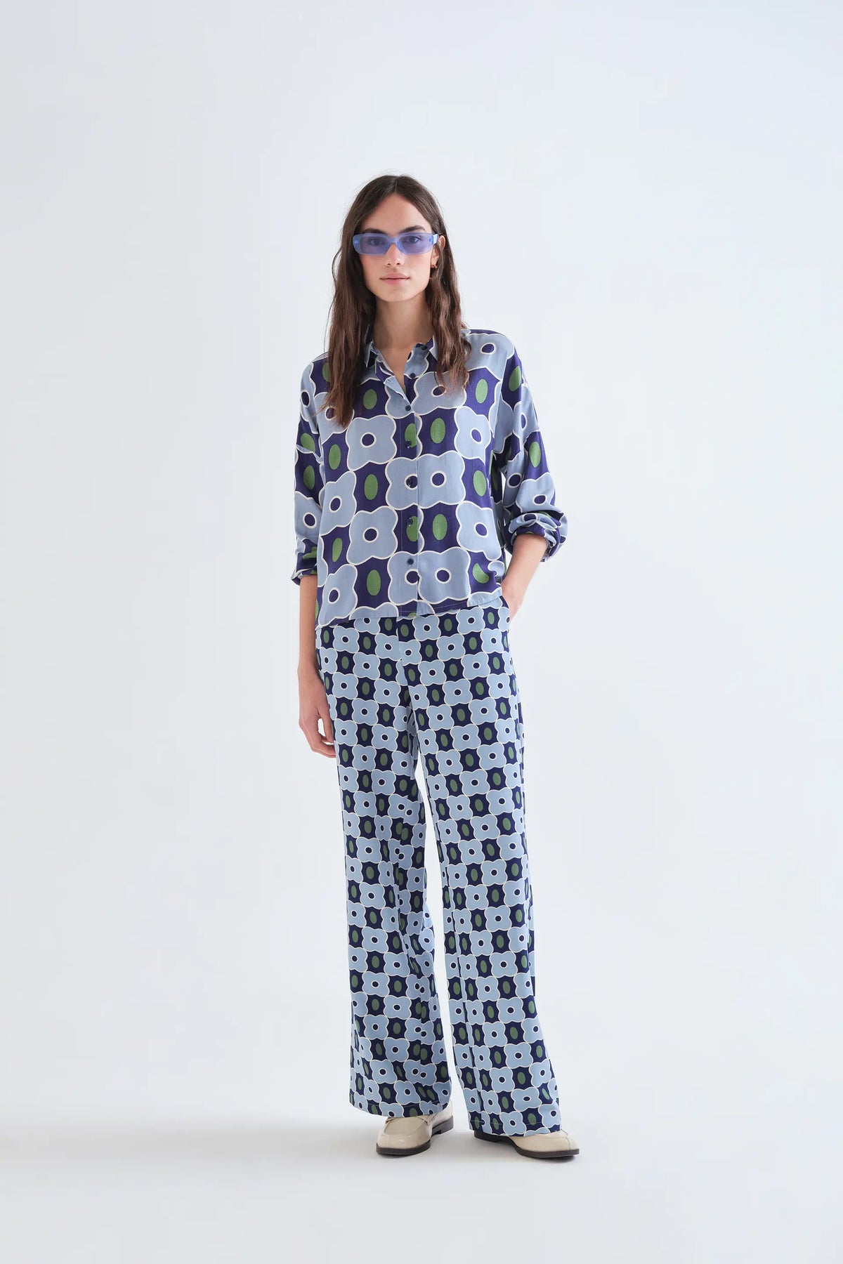 Camicia con stampa Inverness