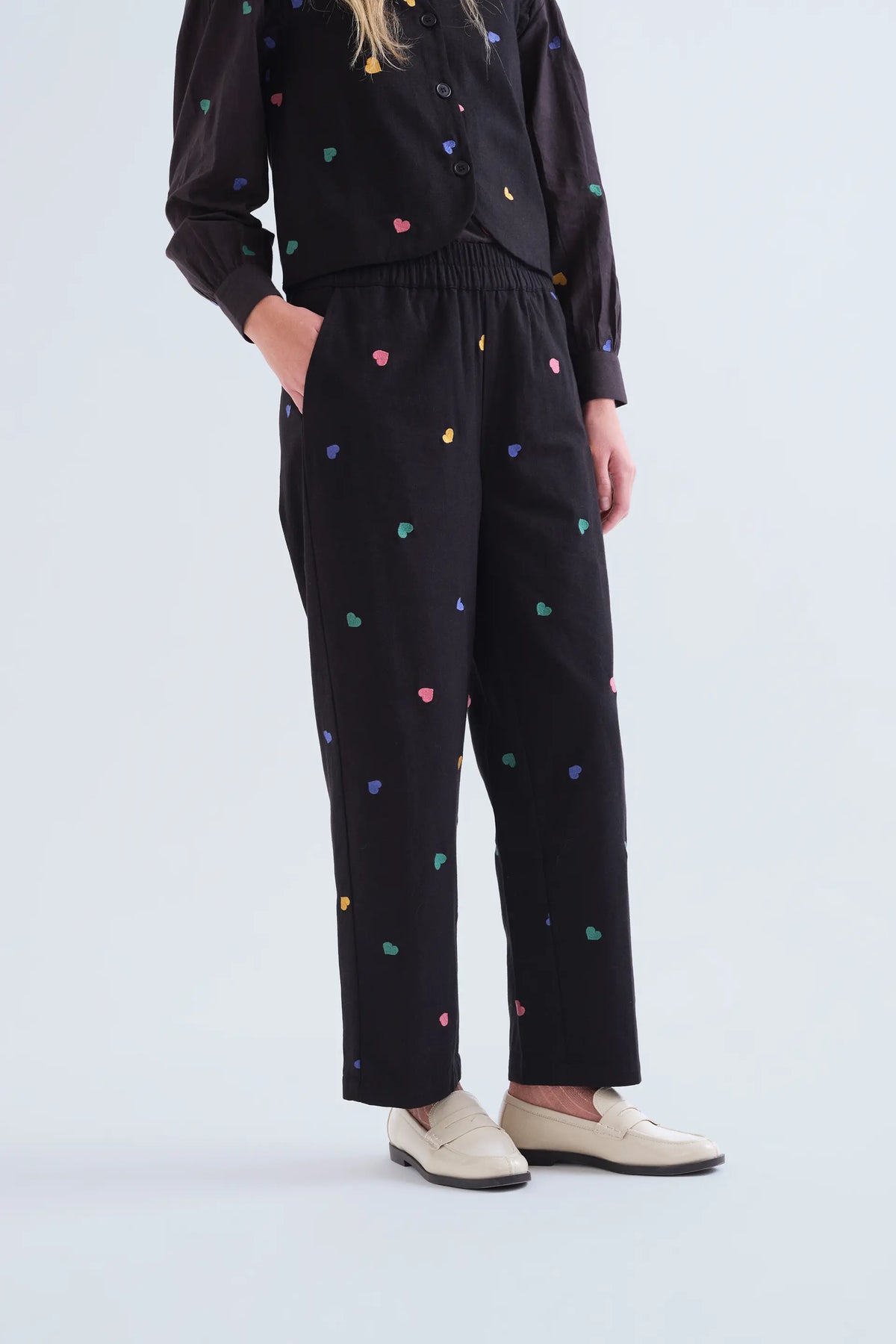 Pantaloni con stampa Candy