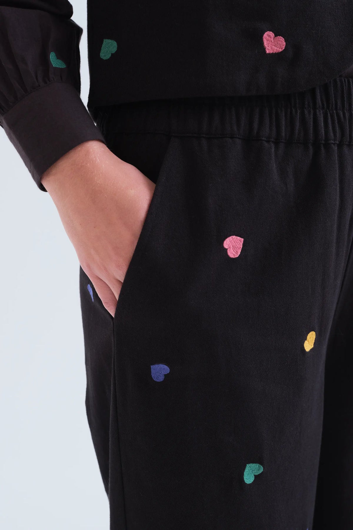 Pantaloni con stampa Candy