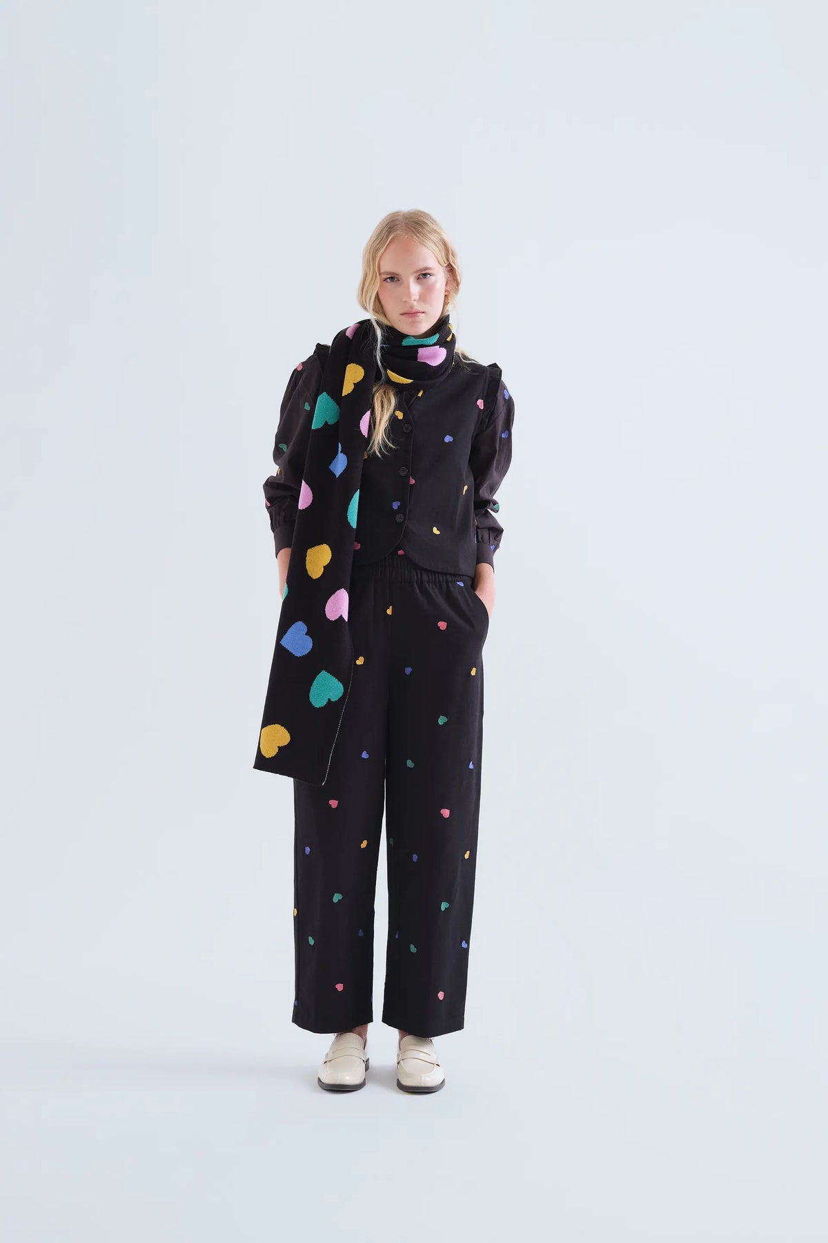 Pantaloni con stampa Candy