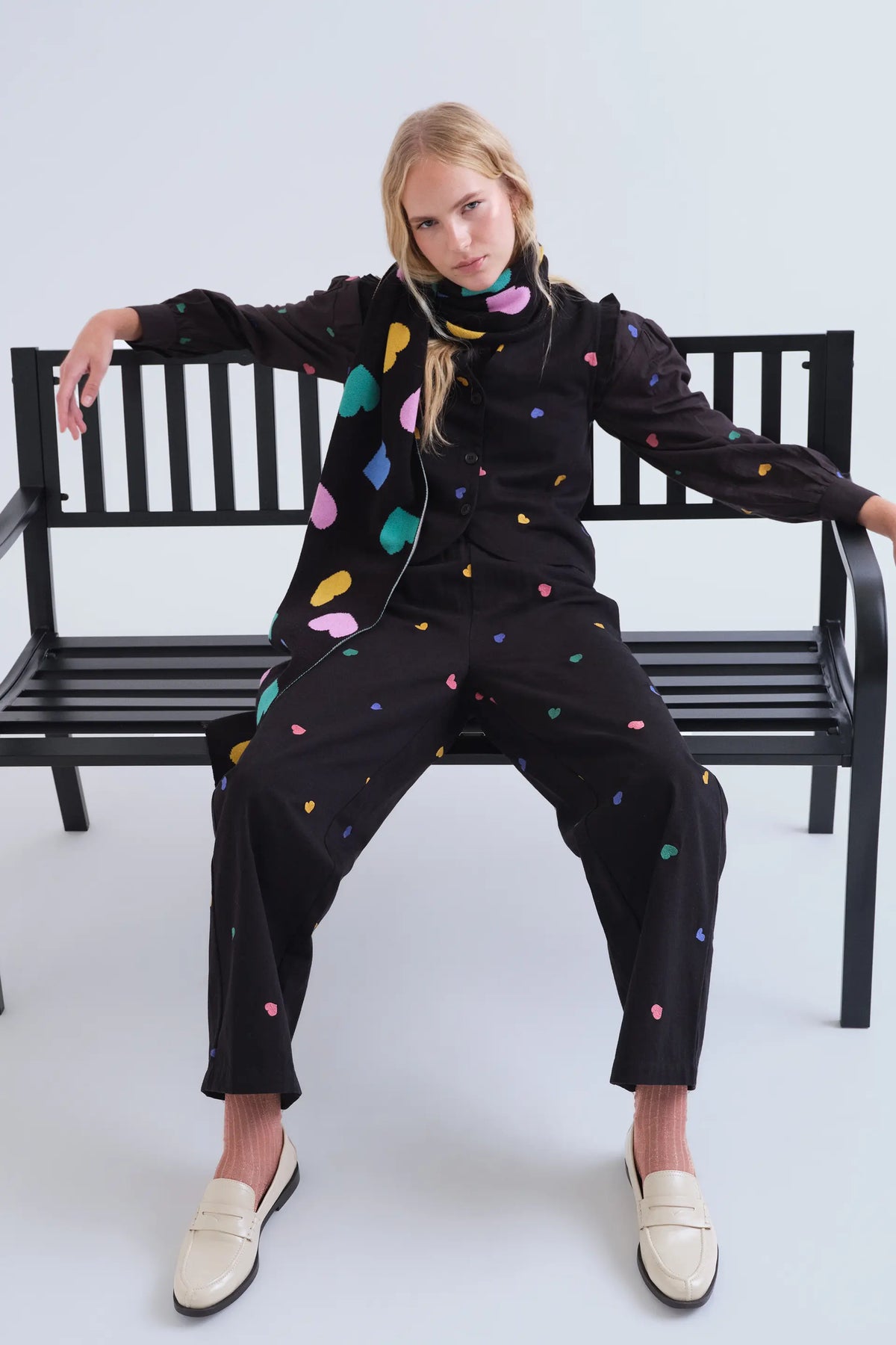 Pantaloni con stampa Candy