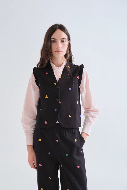 Gilet con stampa Candy